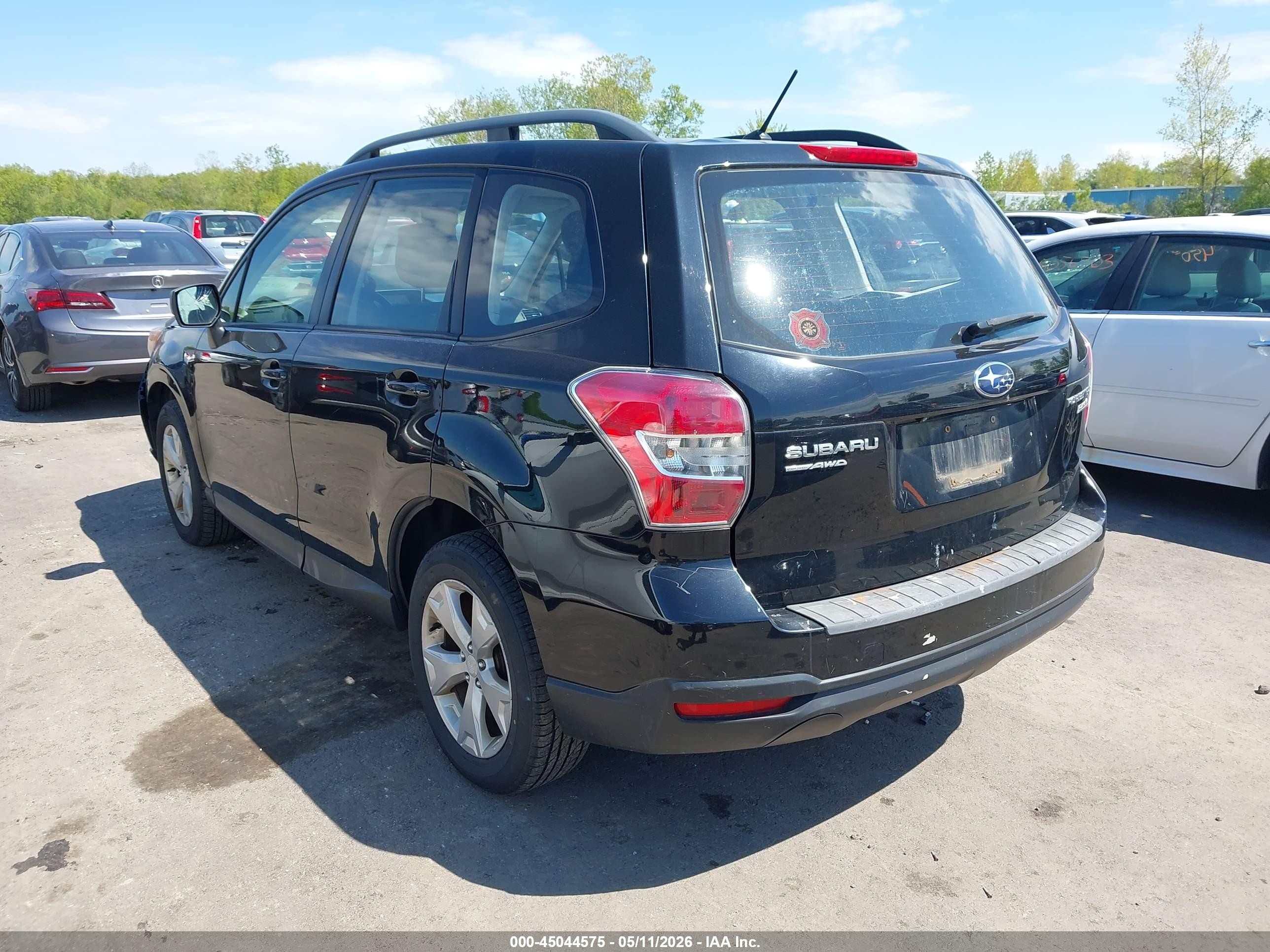 2015 Subaru Forester 2.5i Black vin: JF2SJABC1FH503311