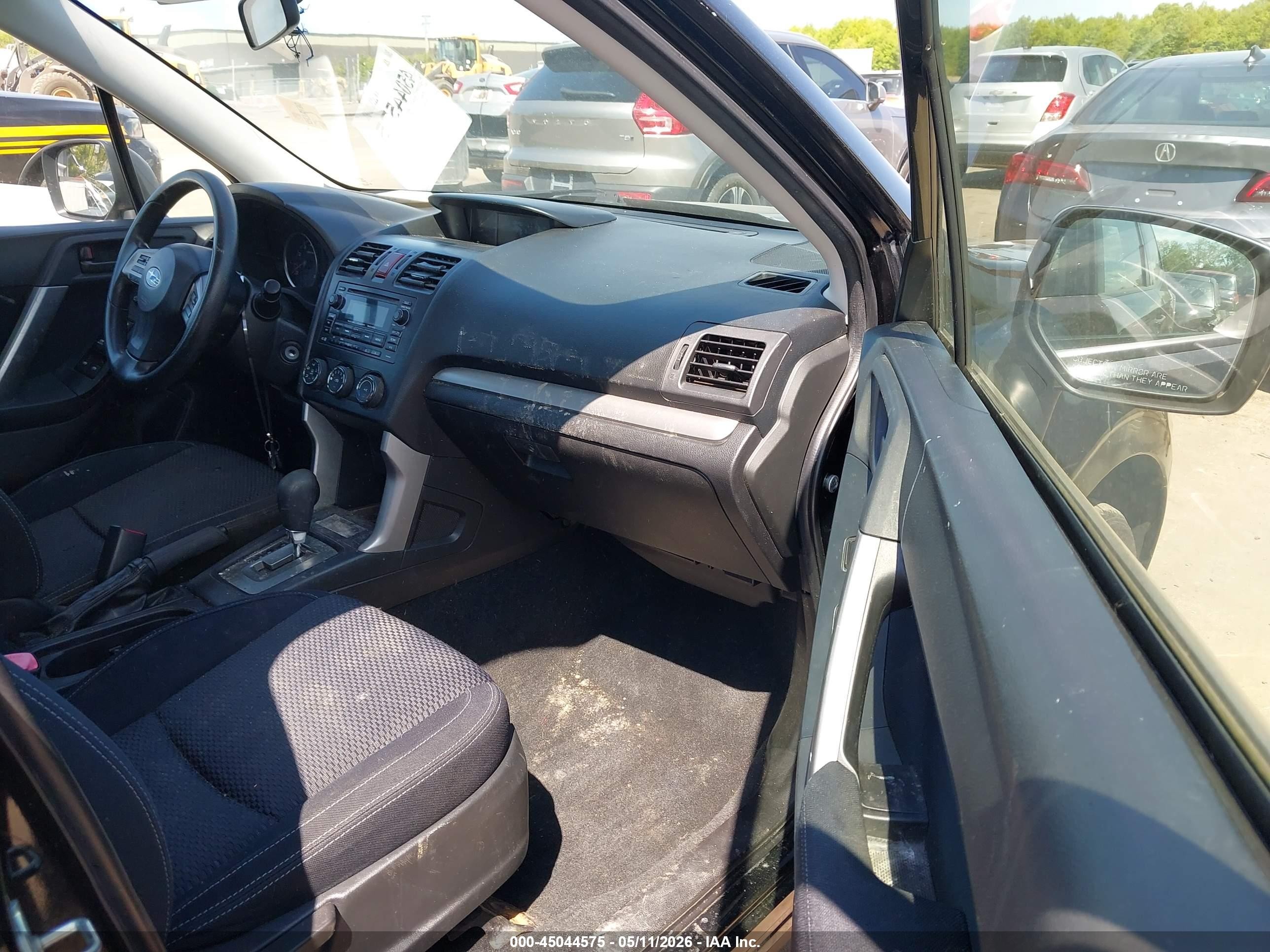 2015 Subaru Forester 2.5i Black vin: JF2SJABC1FH503311