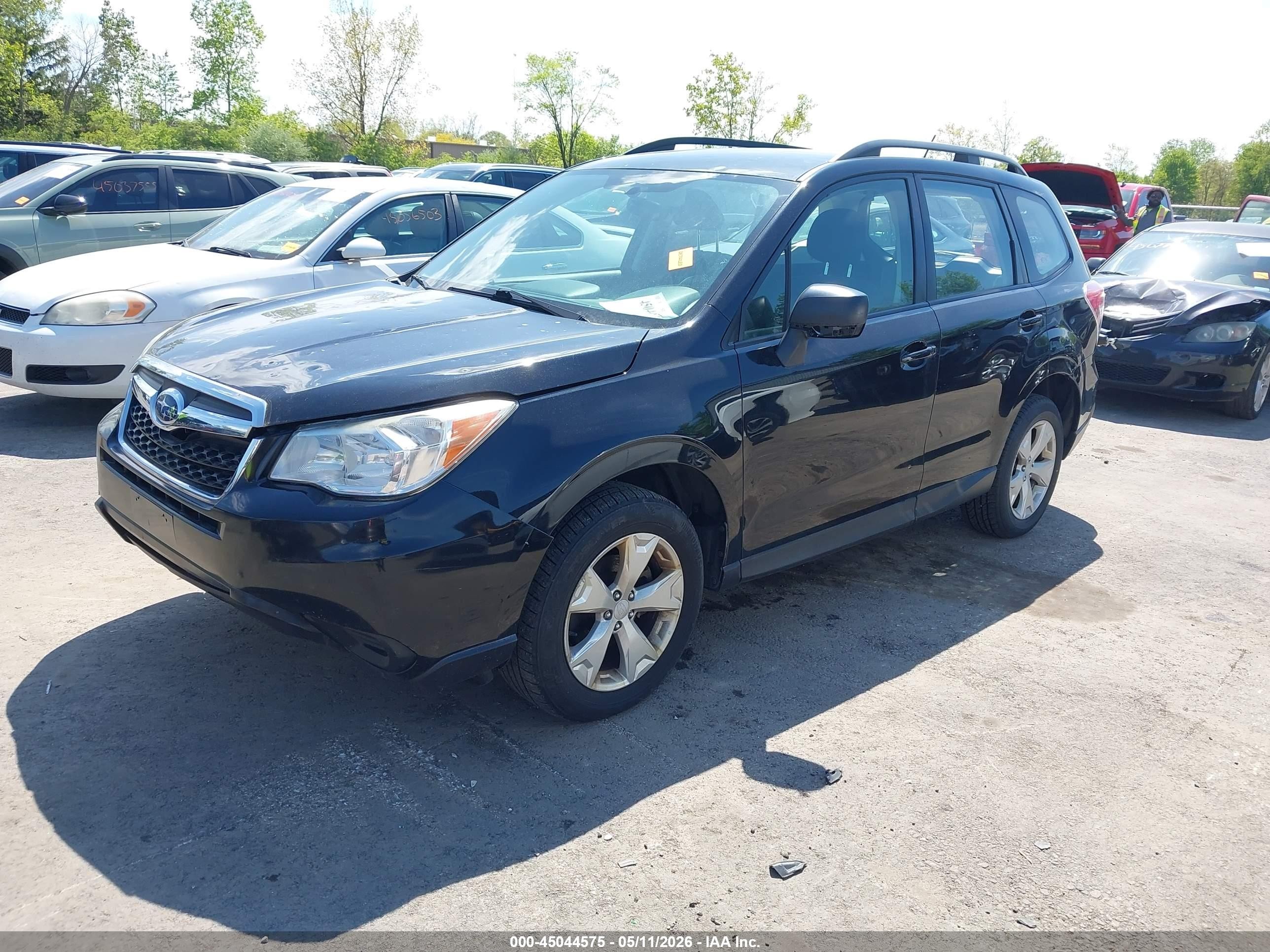 2015 Subaru Forester 2.5i Black vin: JF2SJABC1FH503311