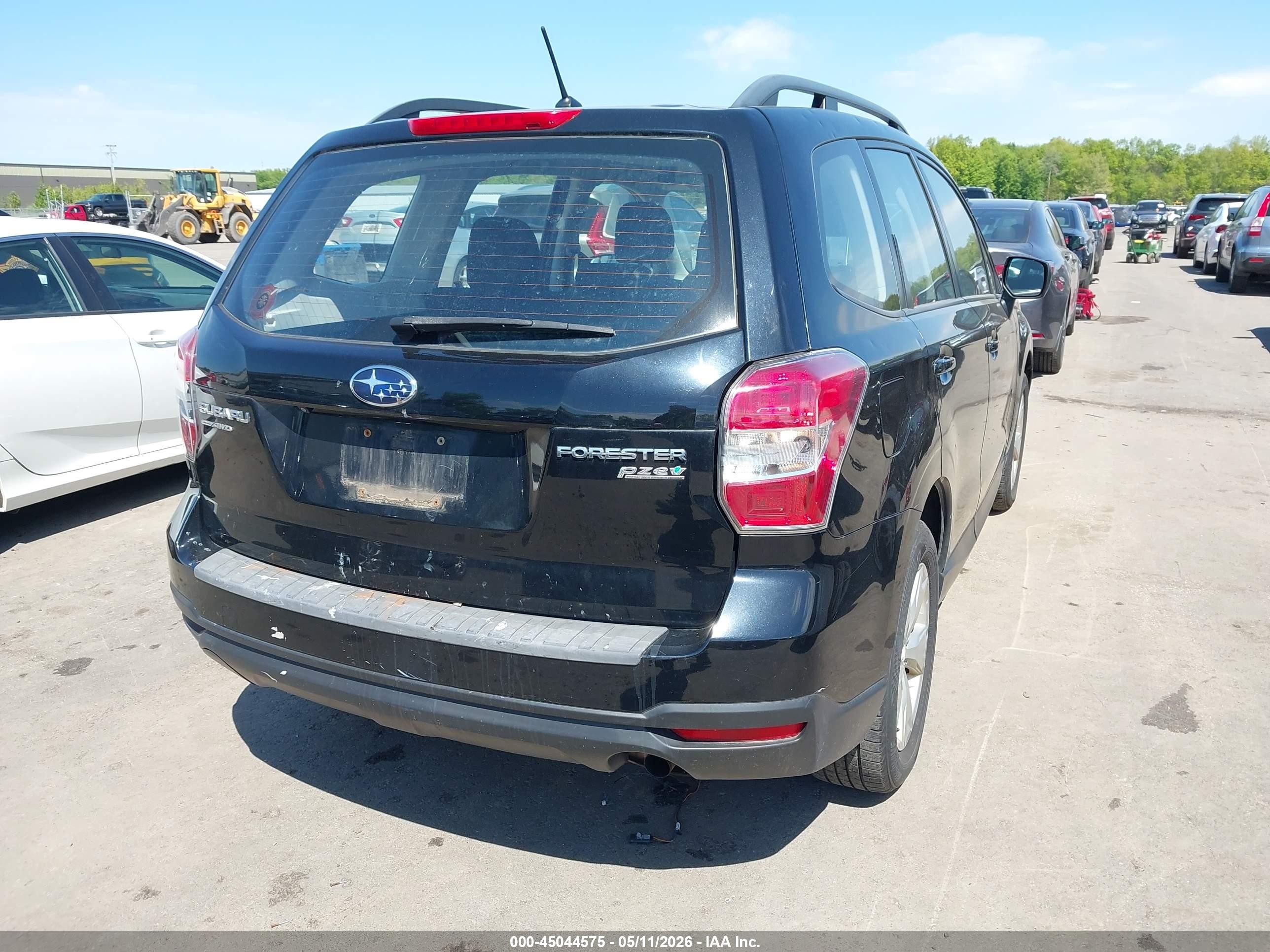 2015 Subaru Forester 2.5i Black vin: JF2SJABC1FH503311