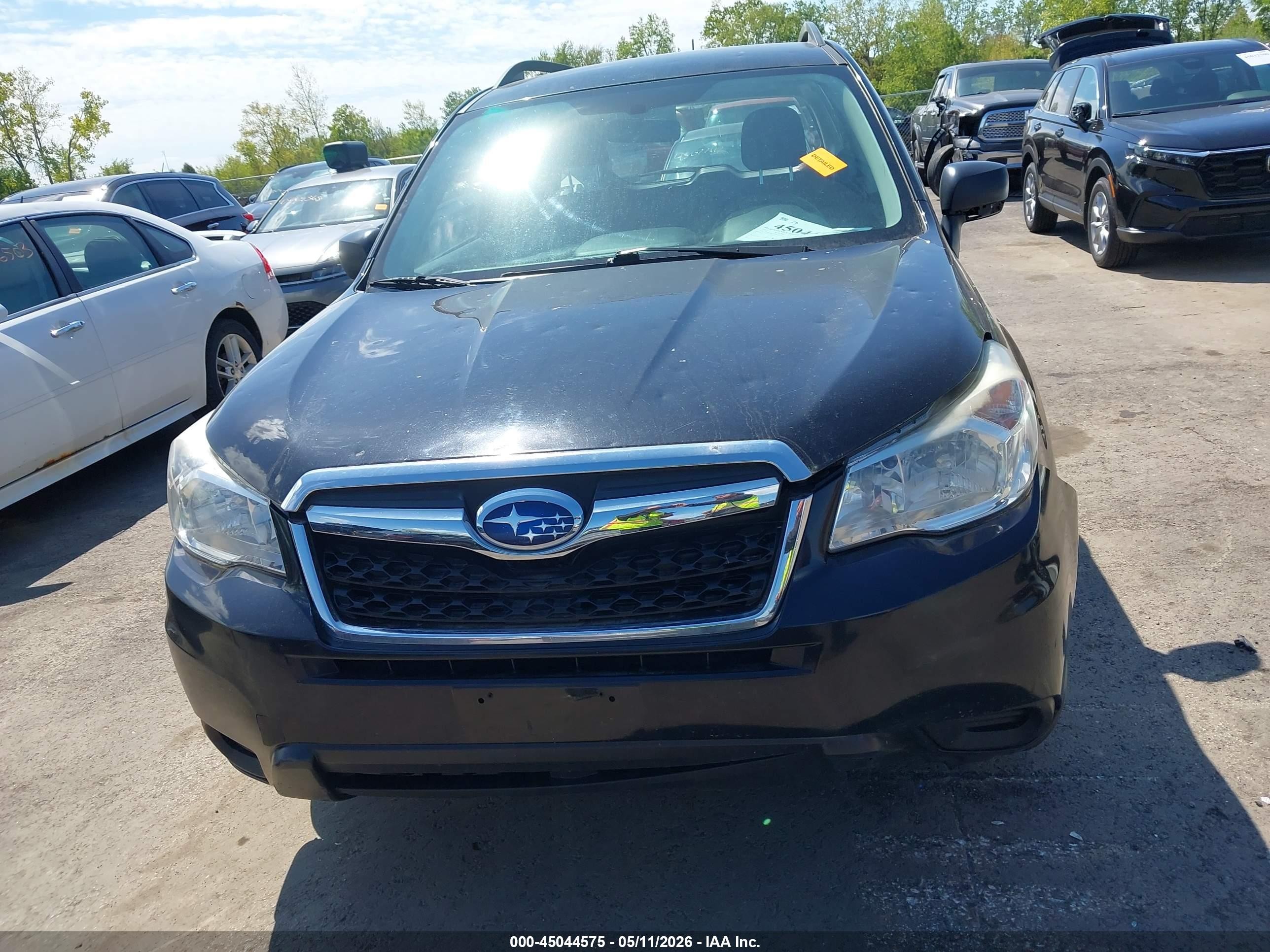 2015 Subaru Forester 2.5i Black vin: JF2SJABC1FH503311
