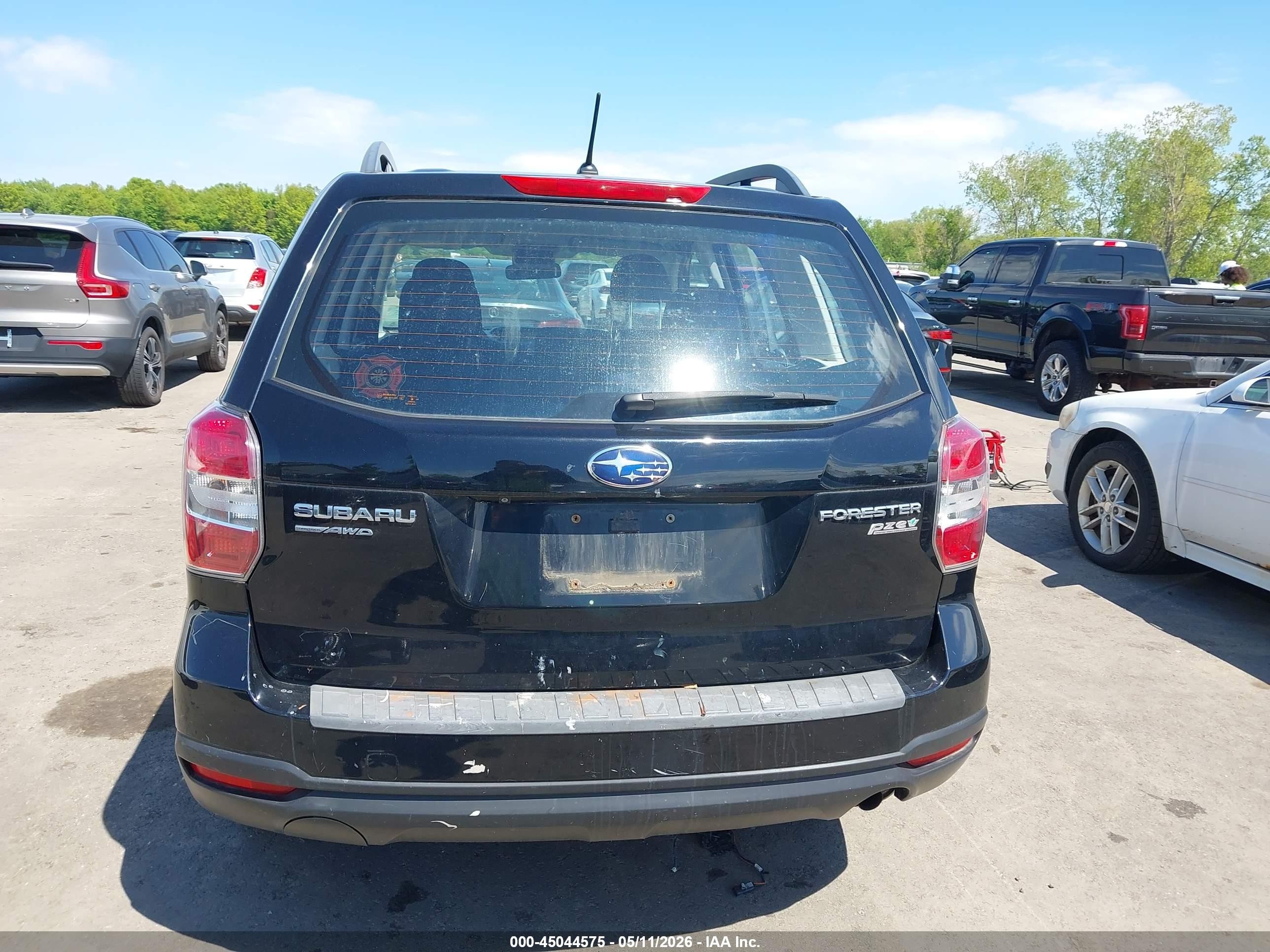 2015 Subaru Forester 2.5i Black vin: JF2SJABC1FH503311