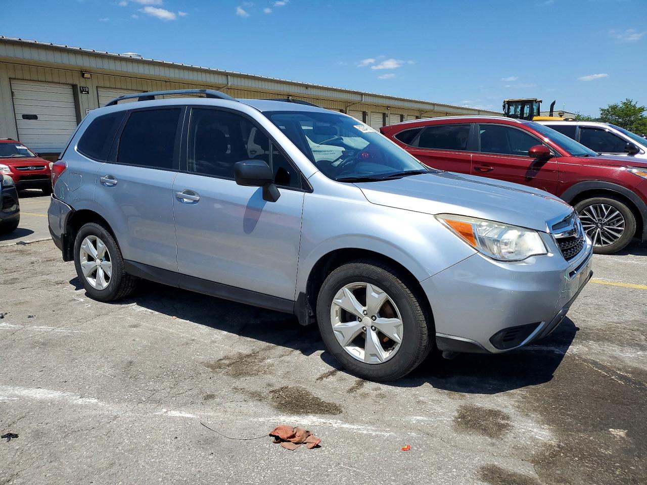 2015 Subaru Forester 2.5i Серебряный vin: JF2SJABC1FH569938