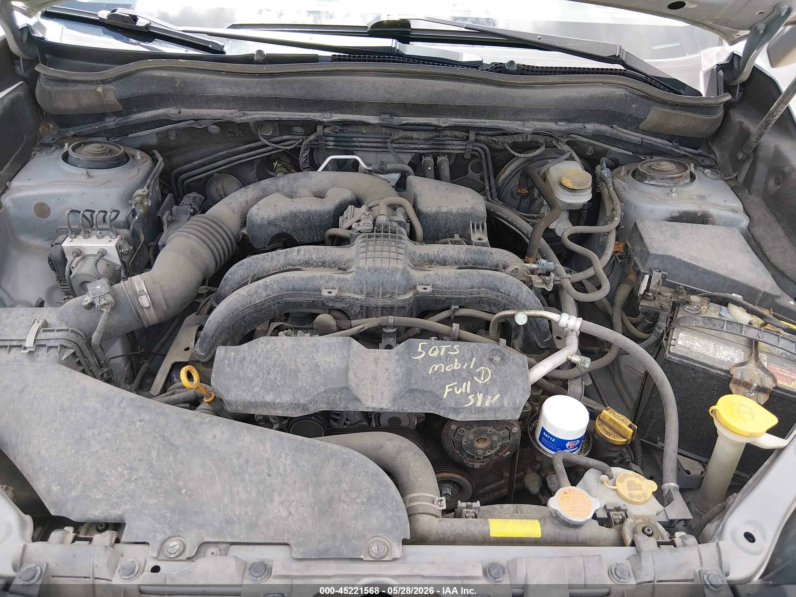 2015 Subaru Forester 2.5i Серебряный vin: JF2SJABC1FH821476