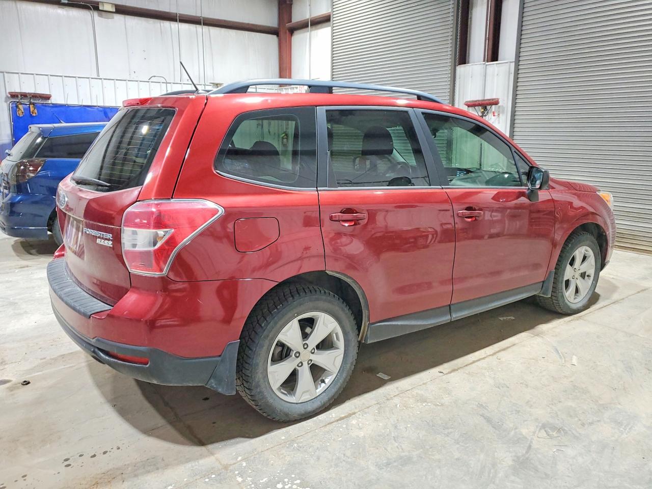 2015 Subaru Forester 2.5i Burgundy vin: JF2SJABC1FH825284