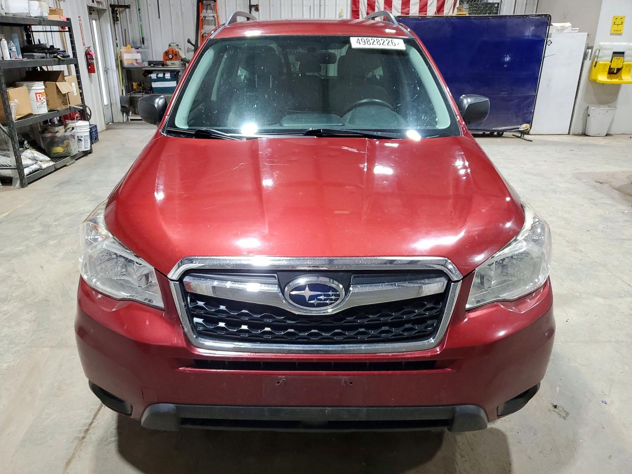 2015 Subaru Forester 2.5i Burgundy vin: JF2SJABC1FH825284