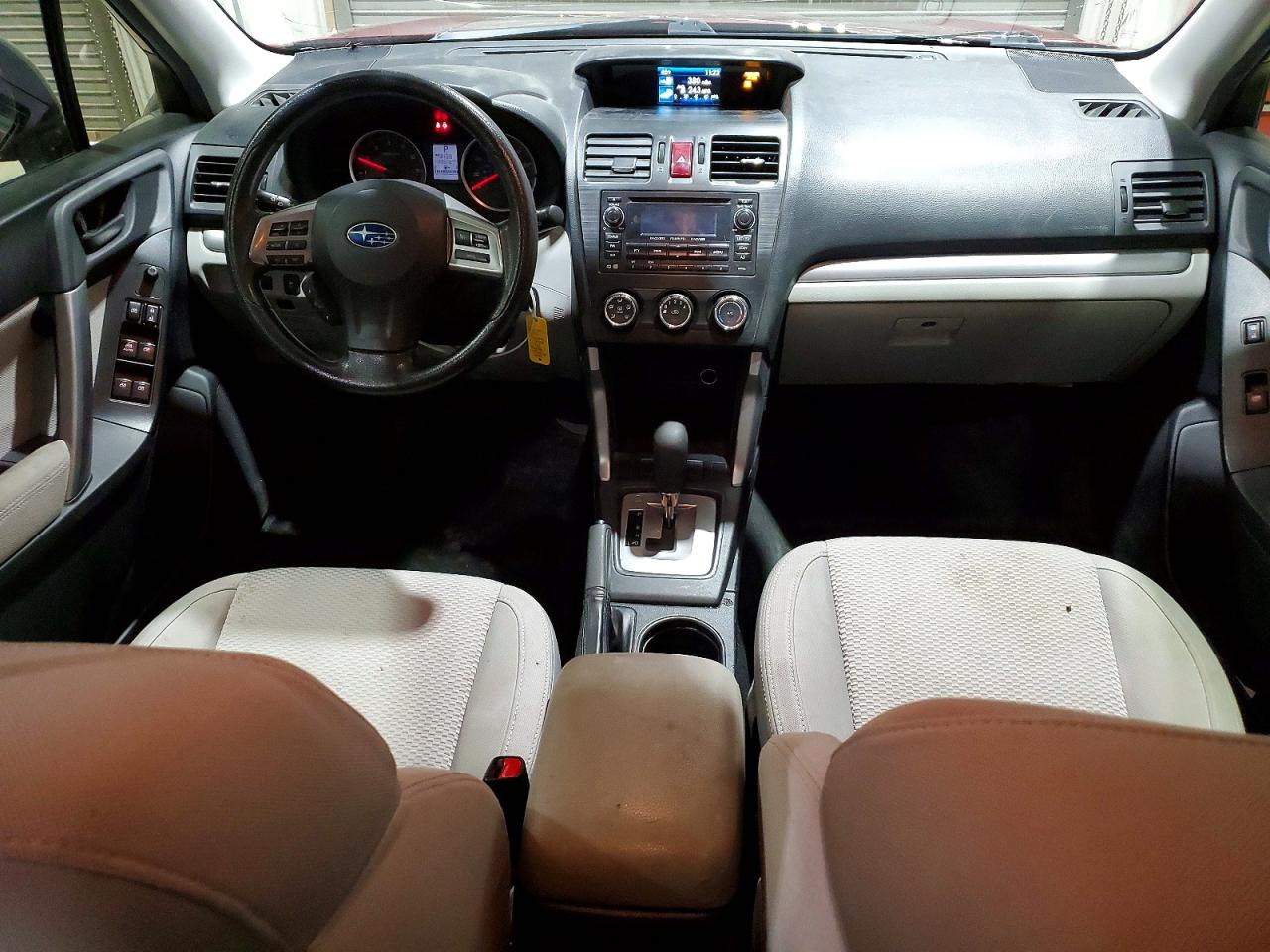 2015 Subaru Forester 2.5i Burgundy vin: JF2SJABC1FH825284