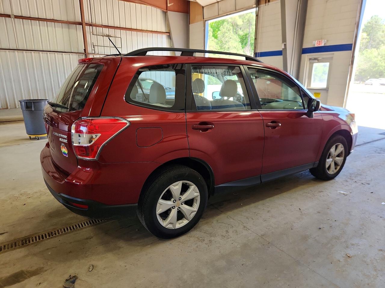 2015 Subaru Forester 2.5i Бордовый vin: JF2SJABC1FH828766