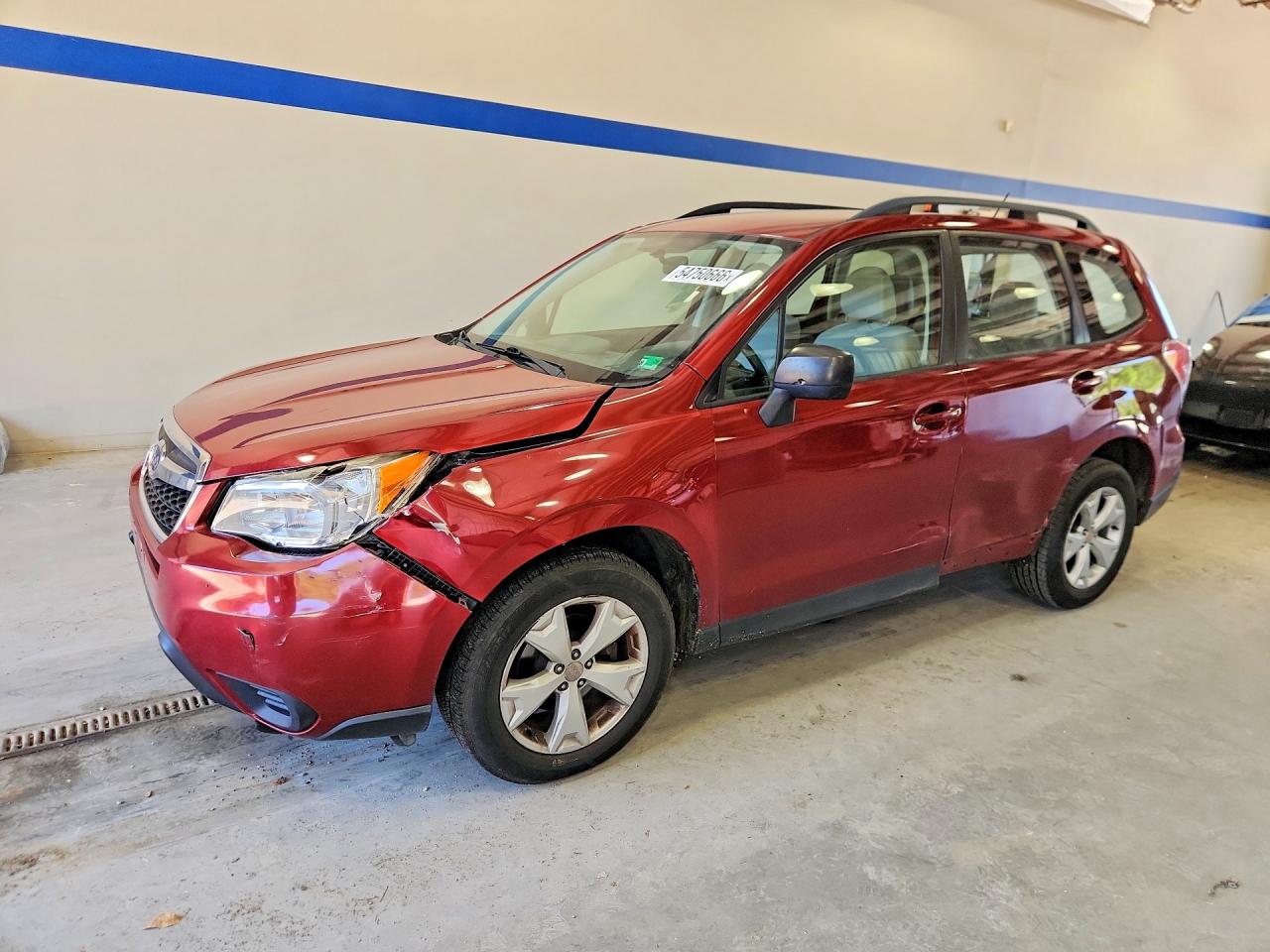 2015 Subaru Forester 2.5i Burgundy vin: JF2SJABC1FH828766