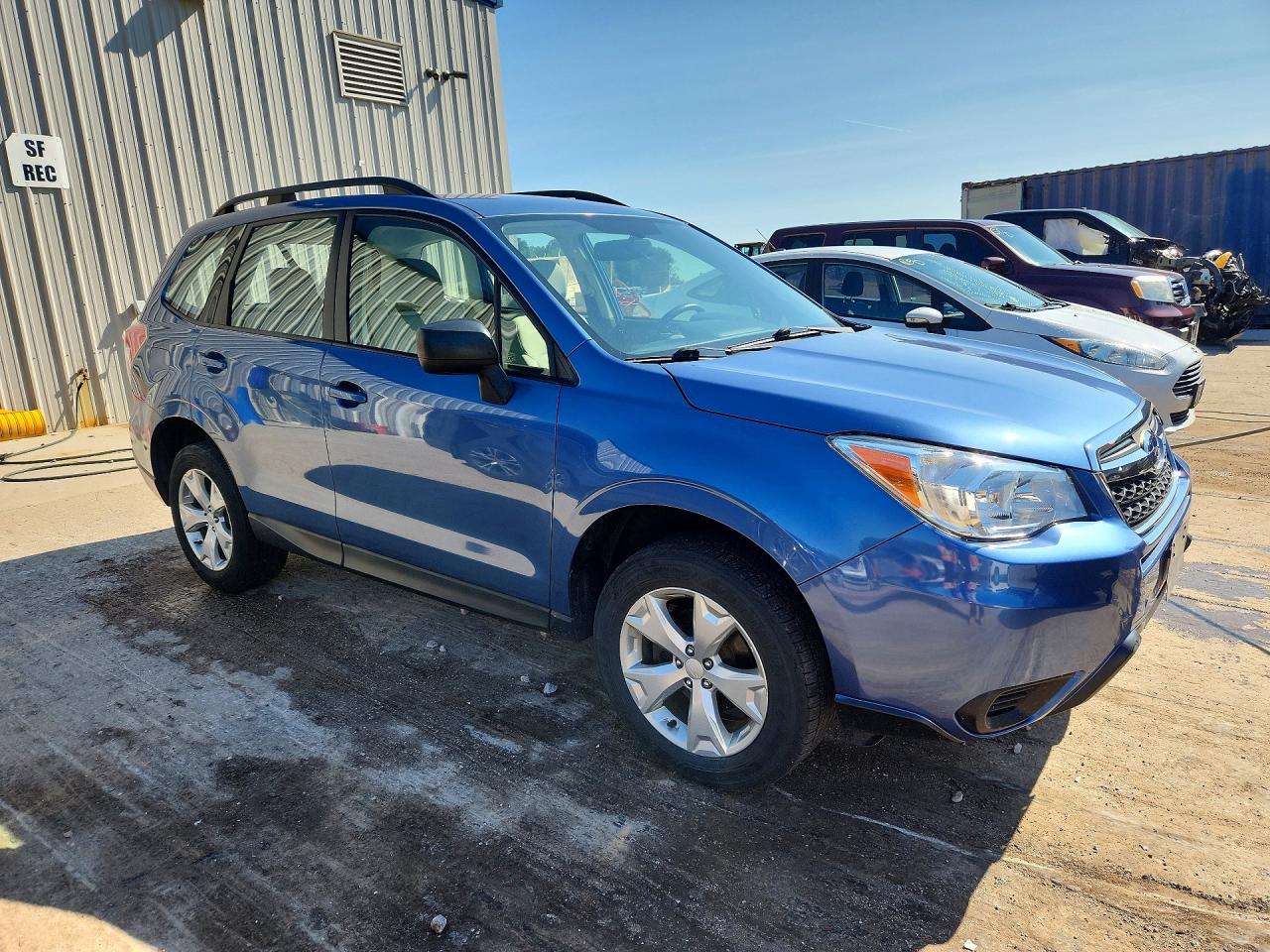 2016 Subaru Forester 2.5i Blue vin: JF2SJABC1GH480646