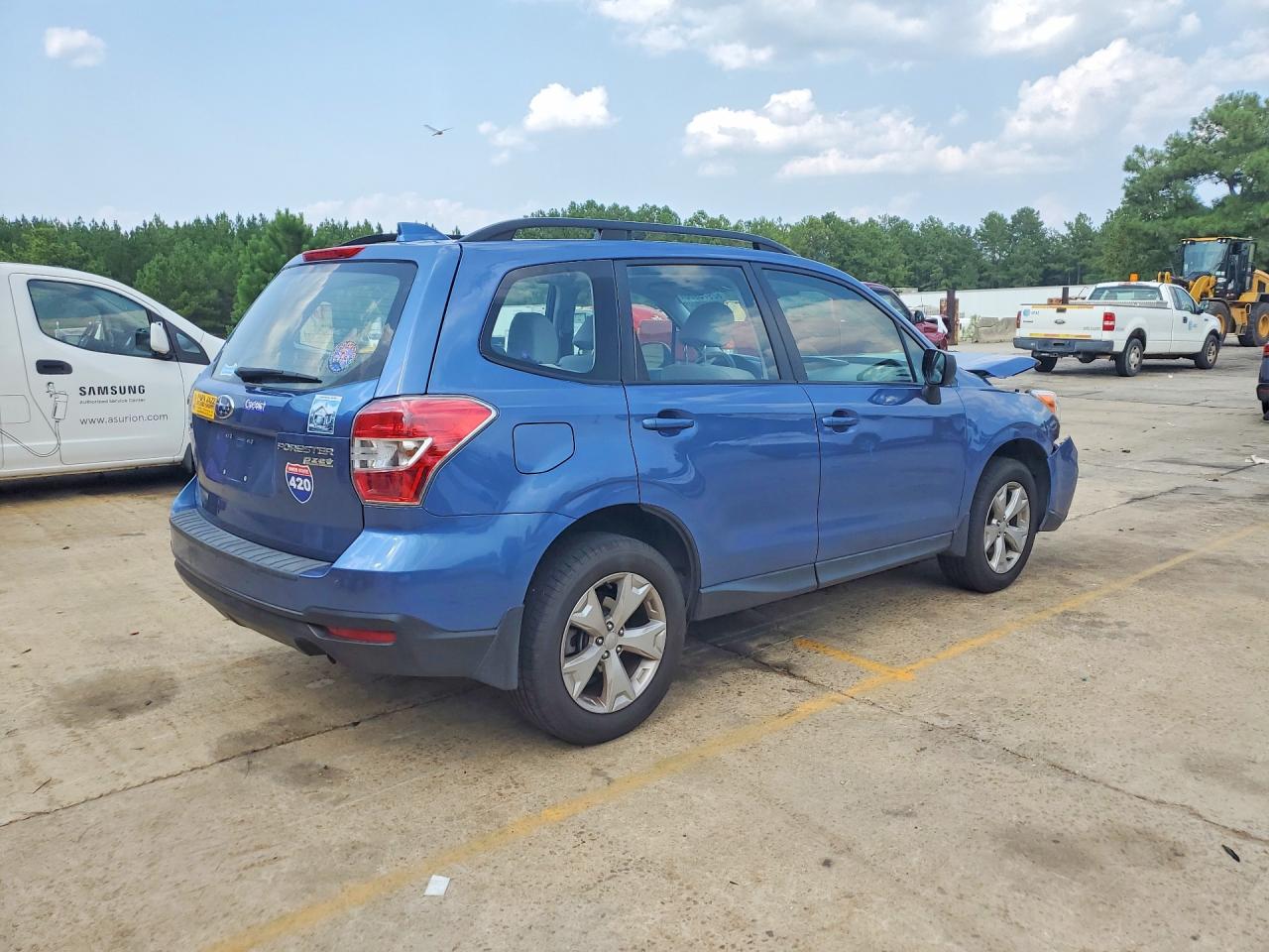 2016 Subaru Forester 2.5i Blue vin: JF2SJABC1GH496653