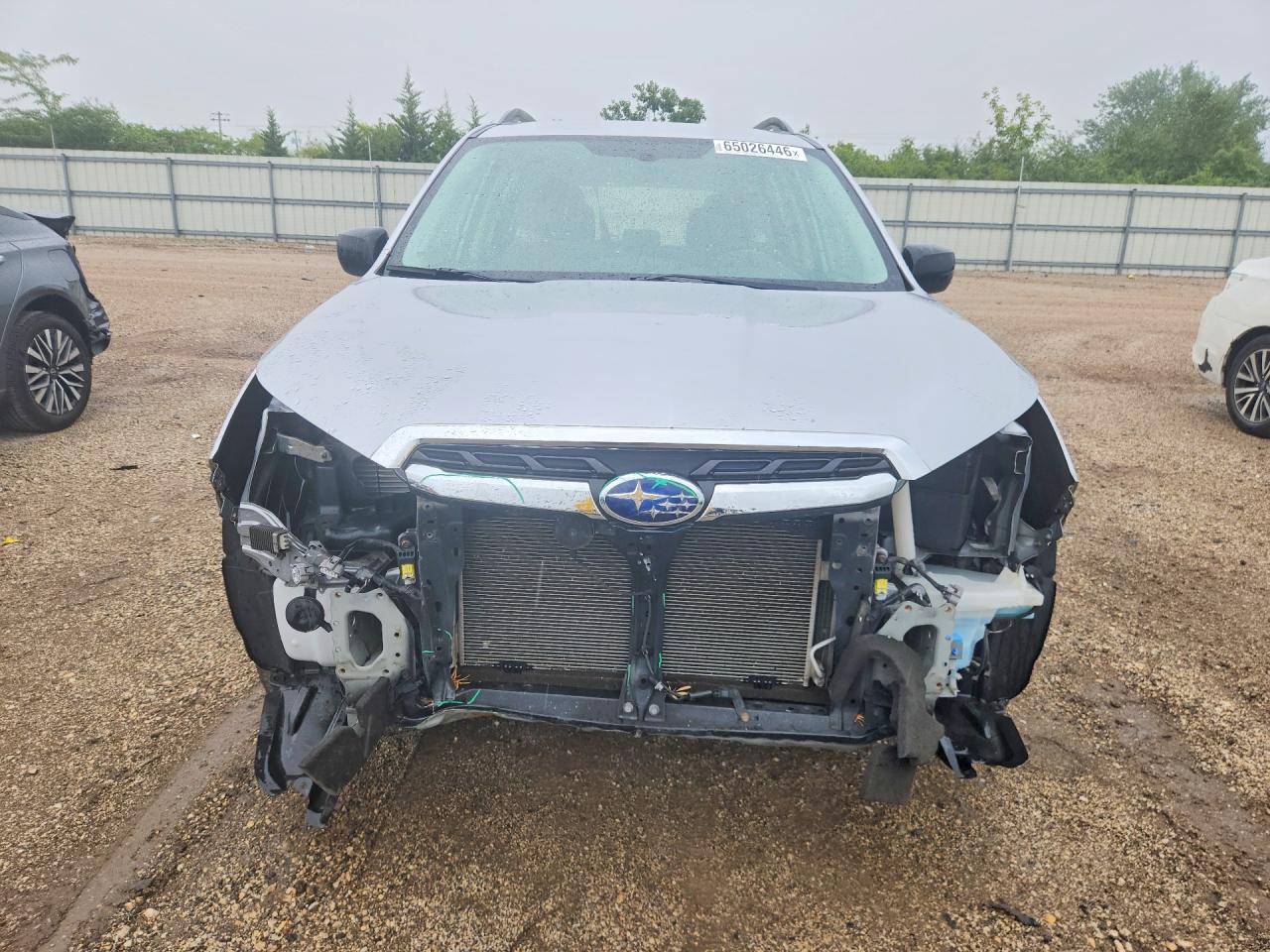 2018 Subaru Forester 2.5i Silver vin: JF2SJABC1JH544515
