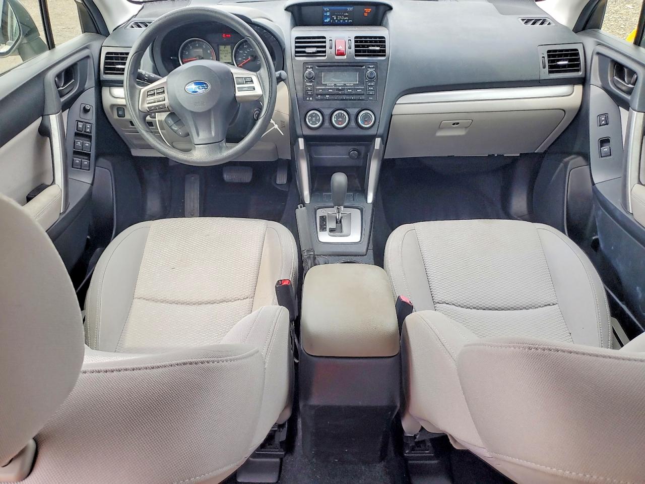 2015 Subaru Forester 2.5i White vin: JF2SJABC2FH516276