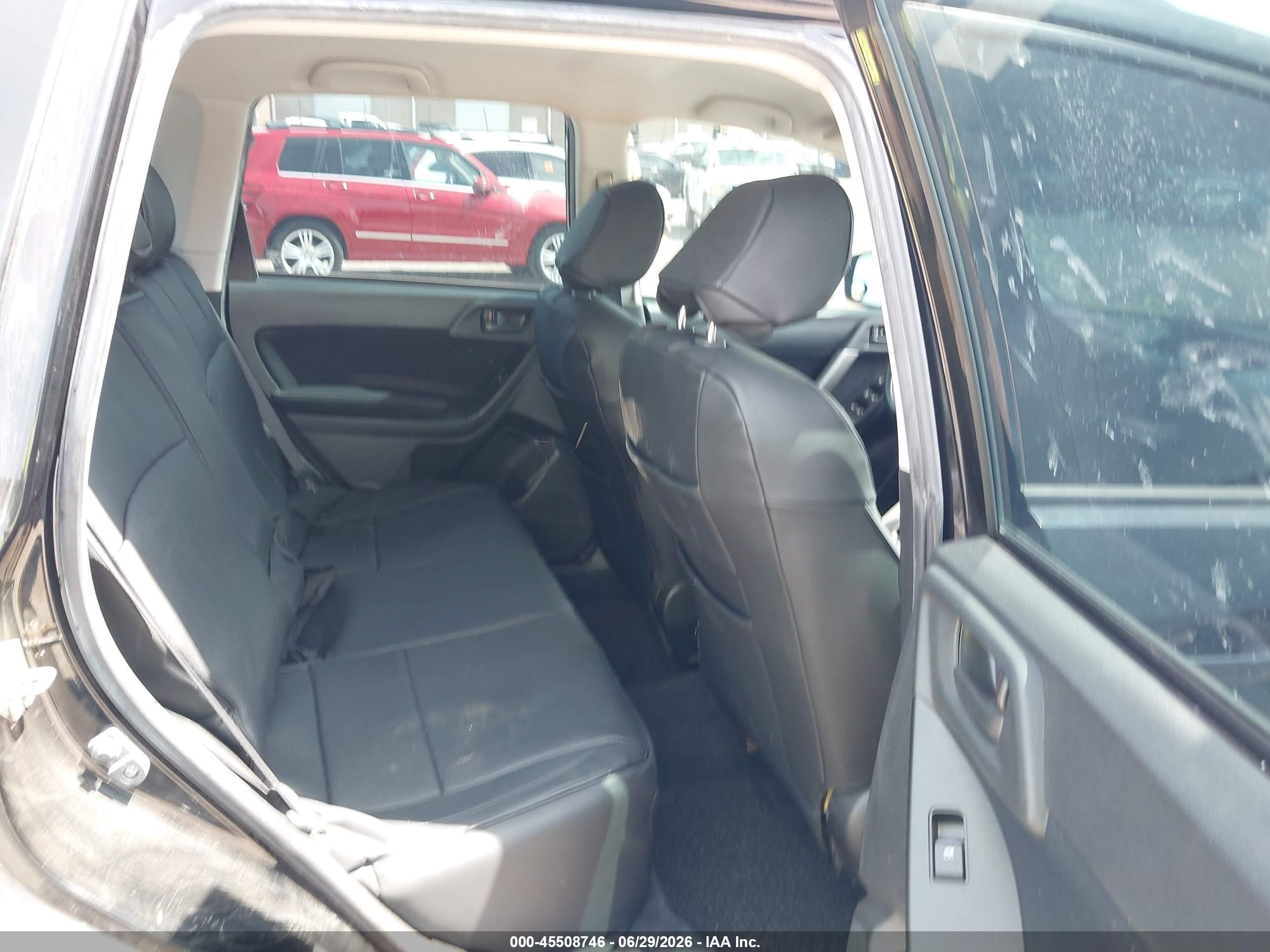 2015 Subaru Forester 2.5i Black vin: JF2SJABC2FH826816