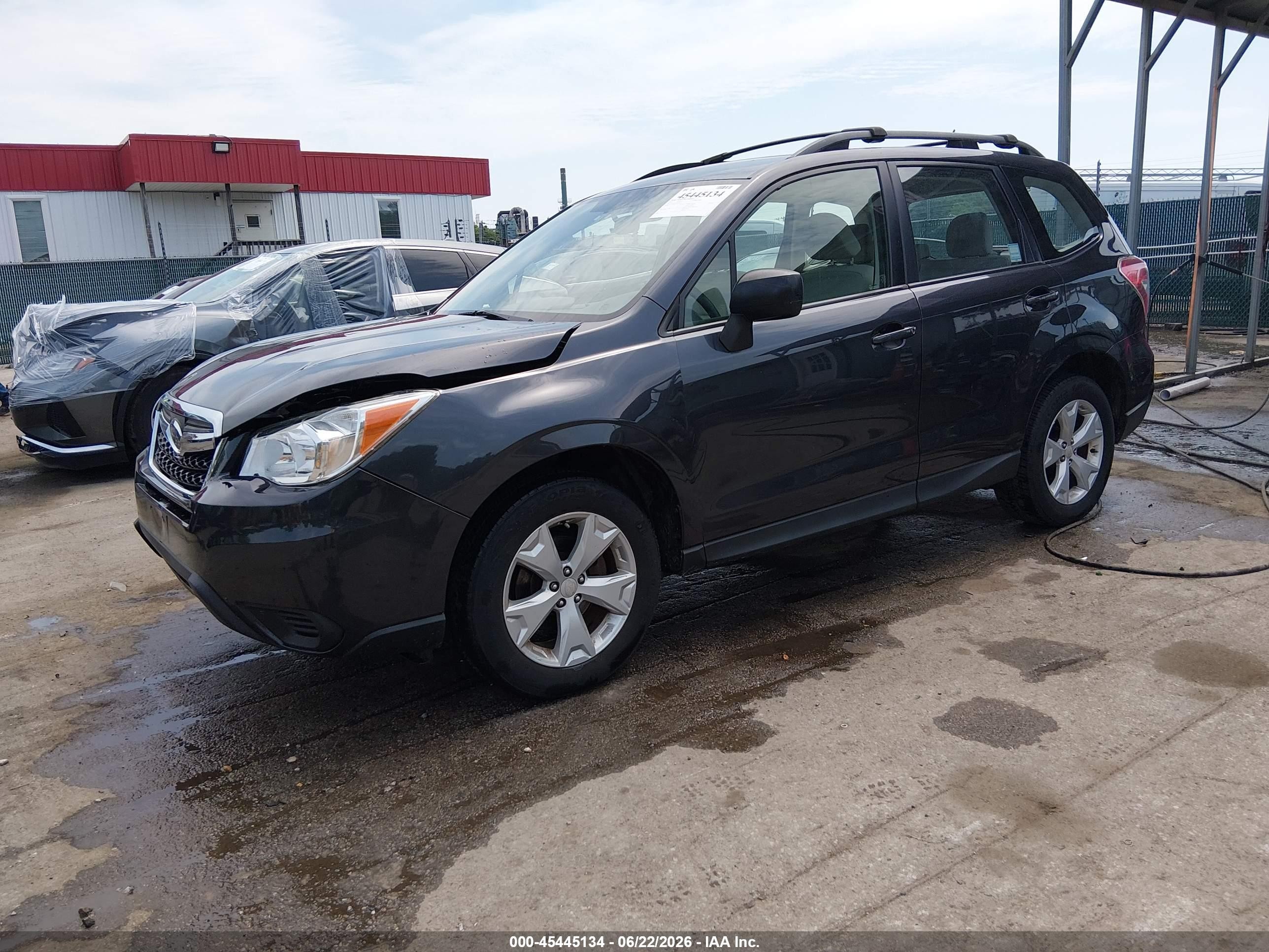 2015 Subaru Forester 2.5i Серый vin: JF2SJABC2FH826928