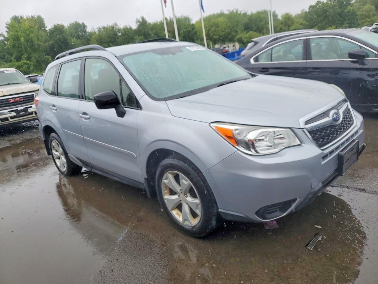 2015 Subaru Forester 2.5i Gray vin: JF2SJABC2FH838903