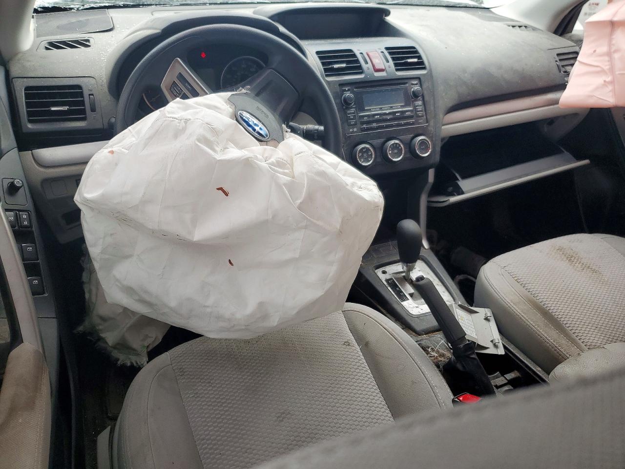 2015 Subaru Forester 2.5i Белый vin: JF2SJABC3FH470831
