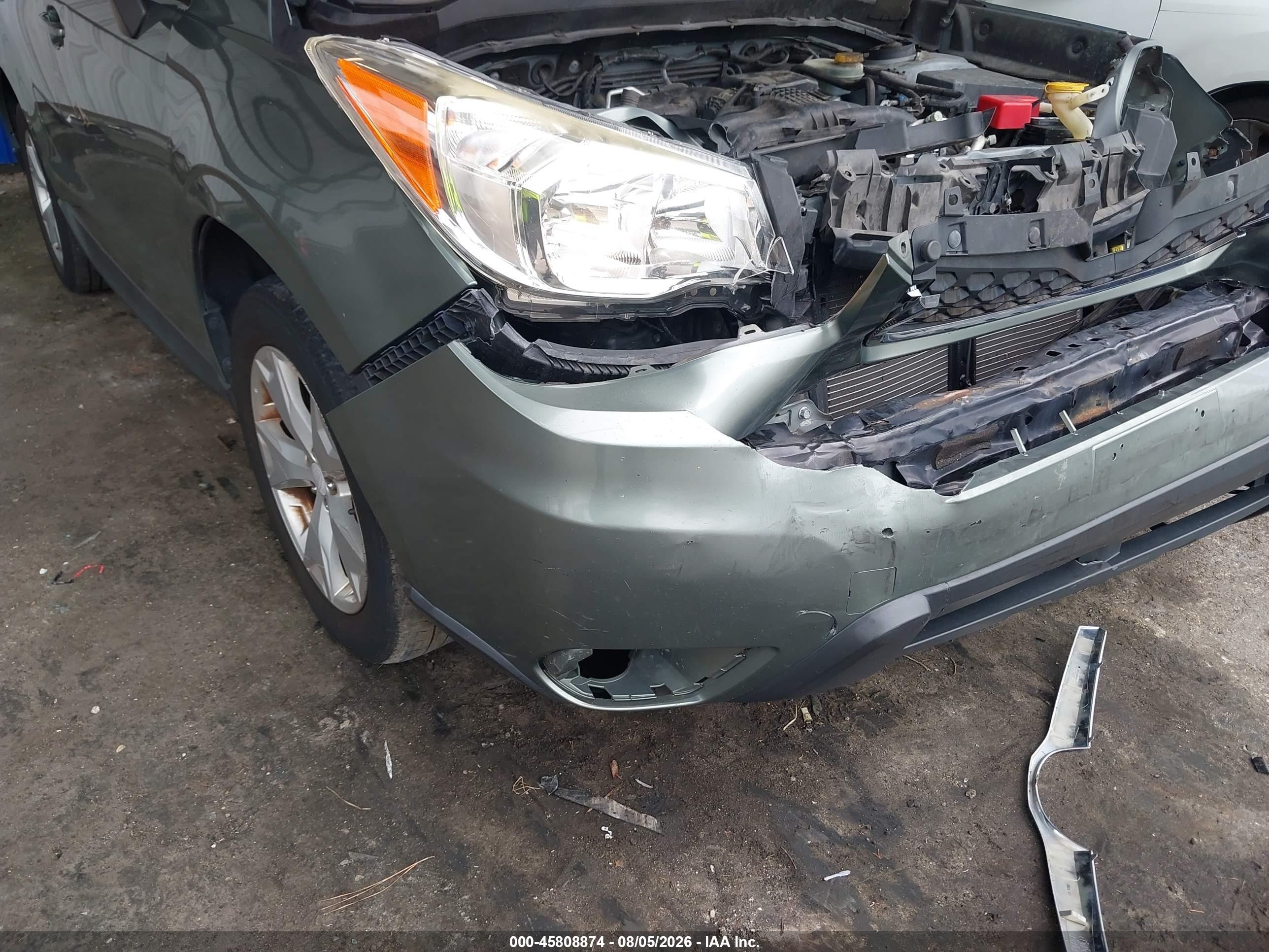 2015 Subaru Forester 2.5i Green vin: JF2SJABC3FH801116