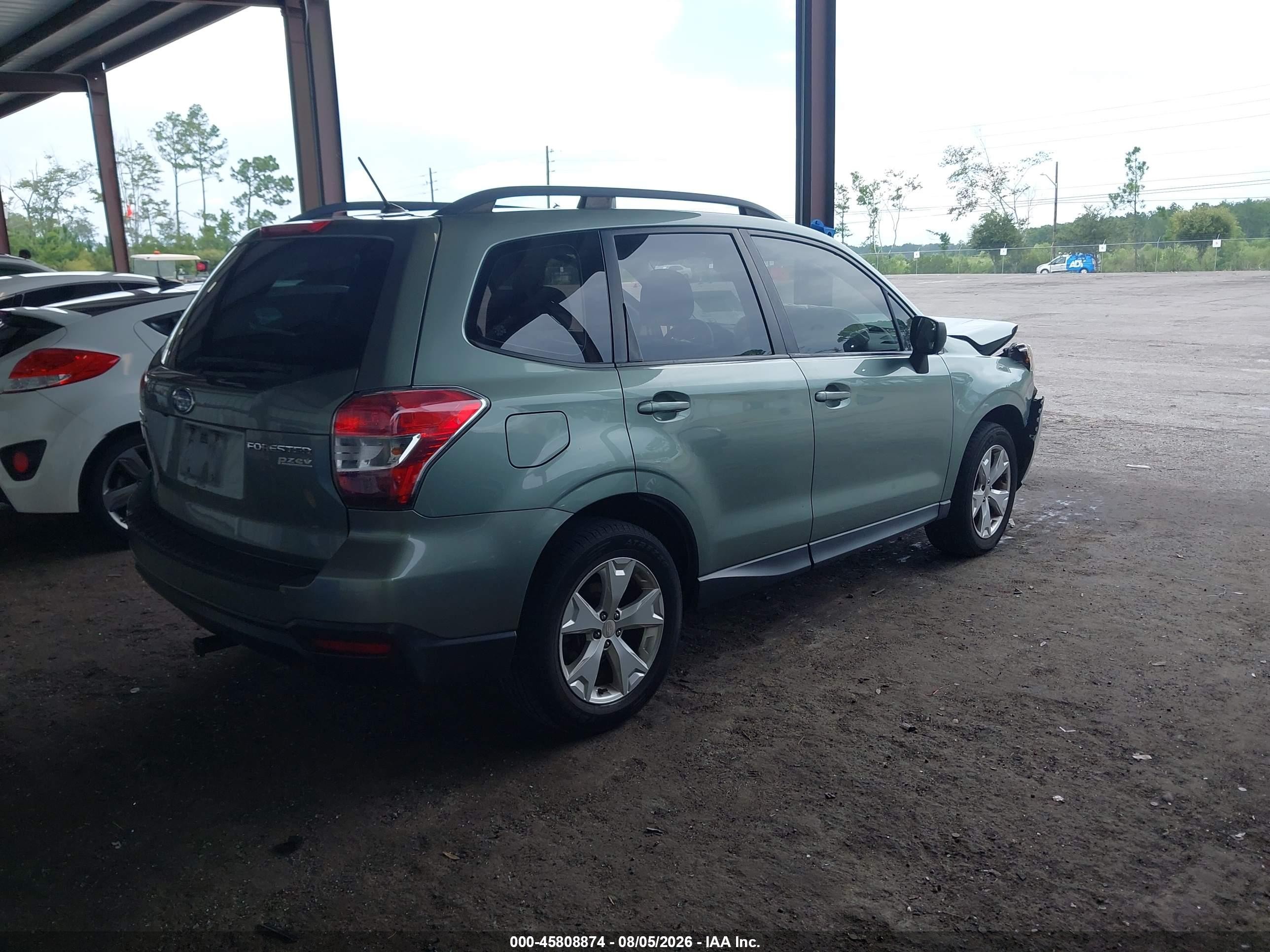 2015 Subaru Forester 2.5i Green vin: JF2SJABC3FH801116