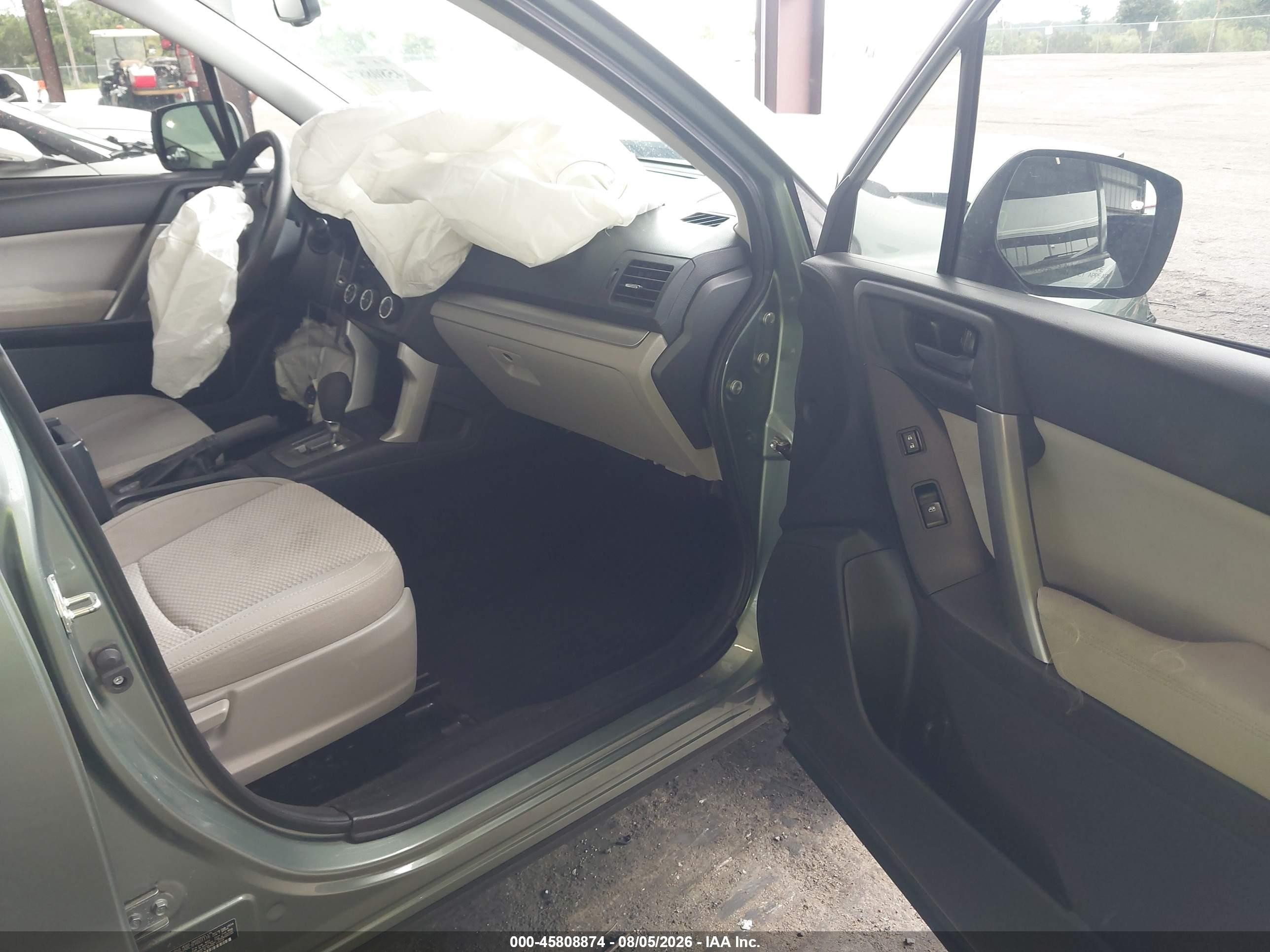 2015 Subaru Forester 2.5i Green vin: JF2SJABC3FH801116