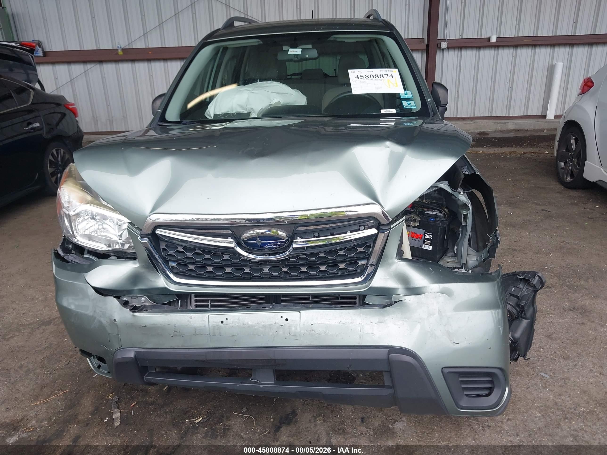 2015 Subaru Forester 2.5i Green vin: JF2SJABC3FH801116