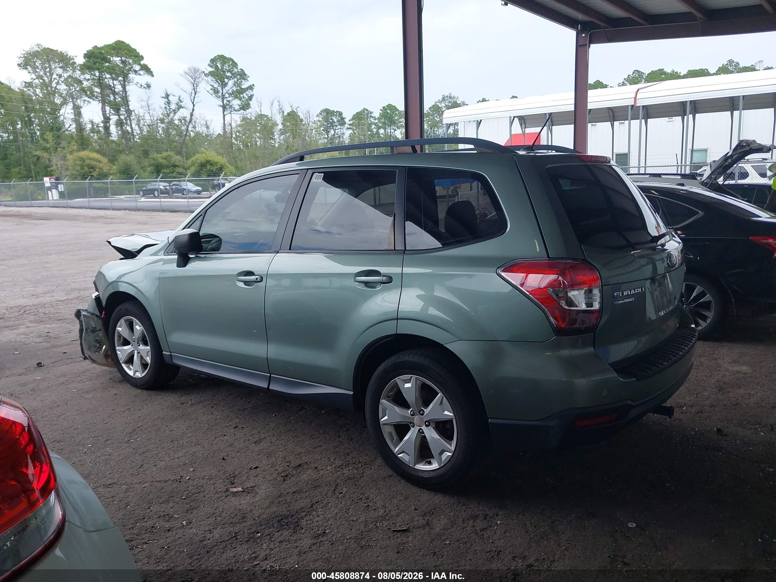 2015 Subaru Forester 2.5i Green vin: JF2SJABC3FH801116