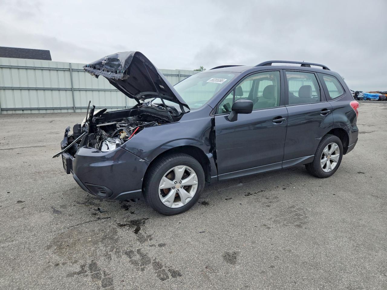 2015 Subaru Forester 2.5i Gray vin: JF2SJABC4FH432301