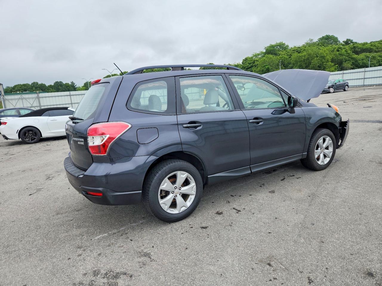 2015 Subaru Forester 2.5i Gray vin: JF2SJABC4FH432301