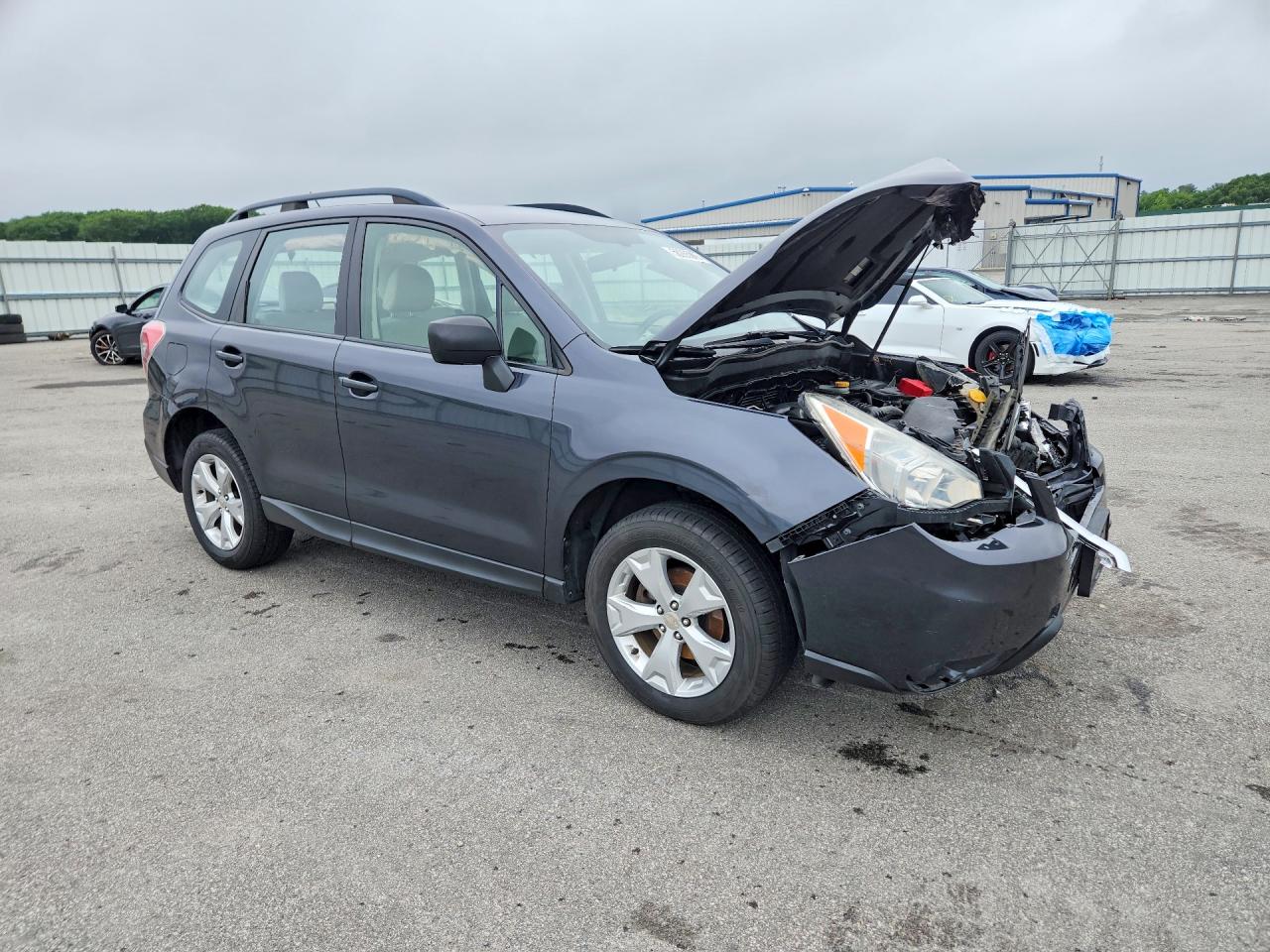 2015 Subaru Forester 2.5i Gray vin: JF2SJABC4FH432301