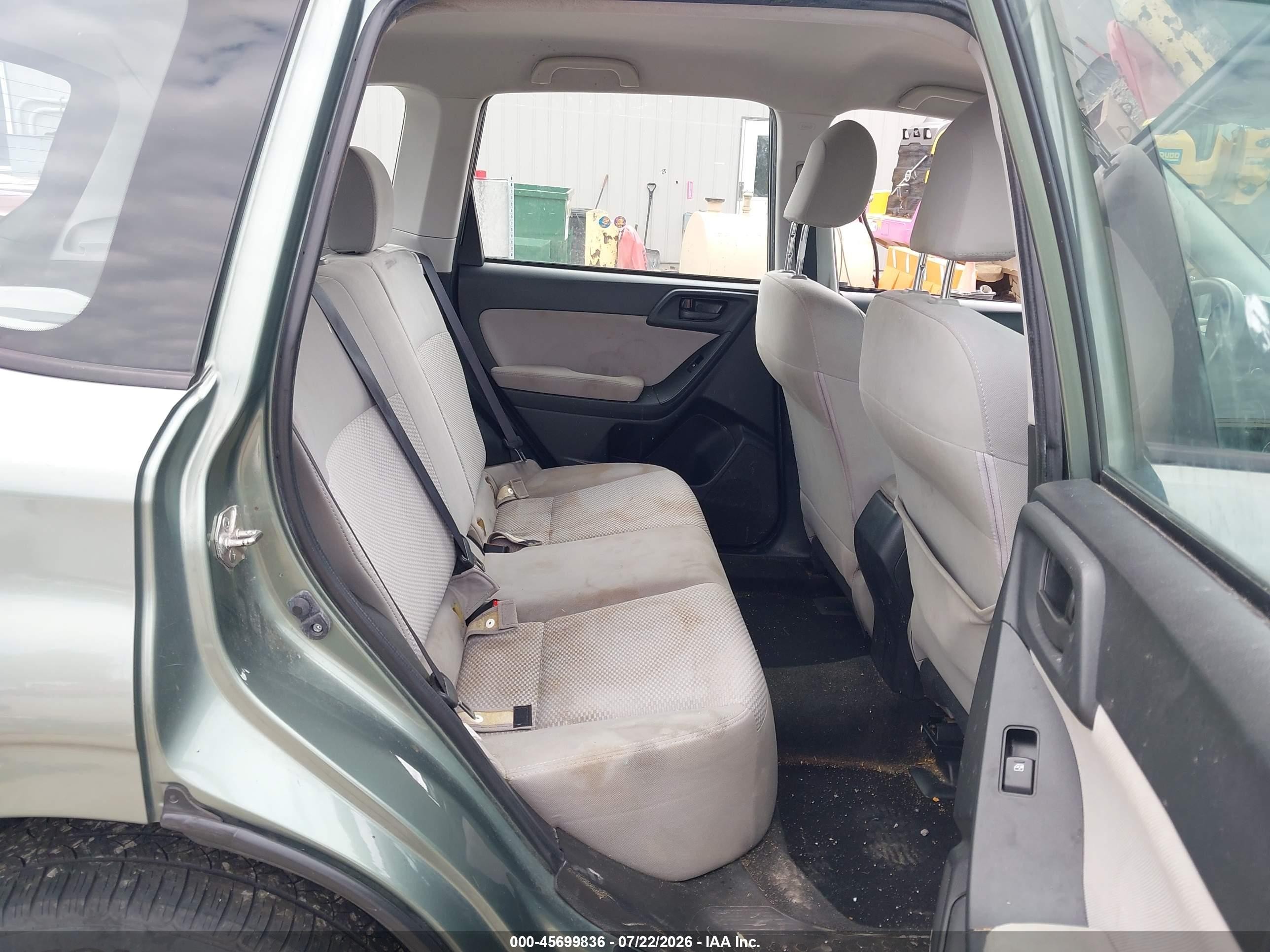 2015 Subaru Forester 2.5i Green vin: JF2SJABC4FH554706