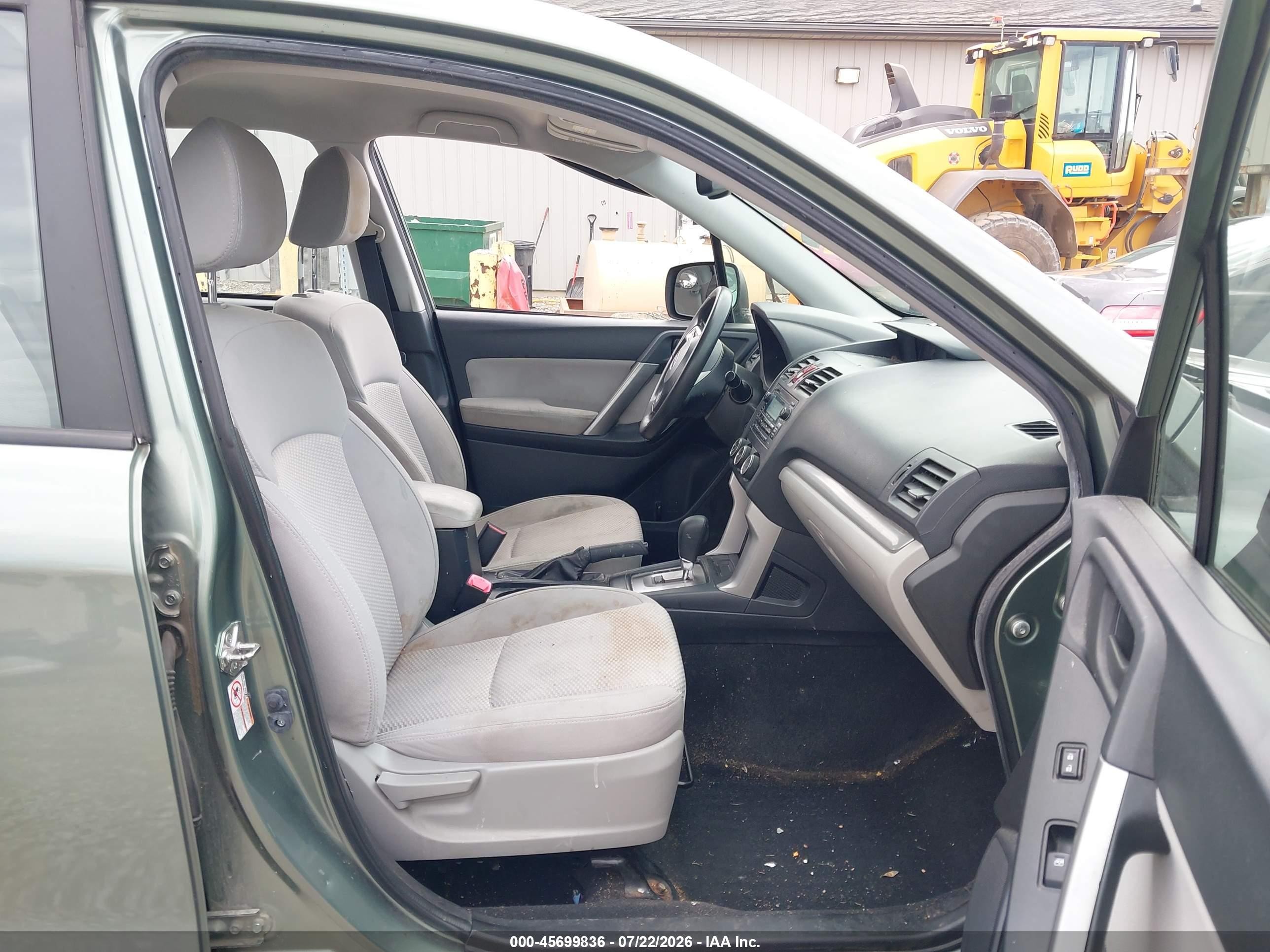 2015 Subaru Forester 2.5i Green vin: JF2SJABC4FH554706