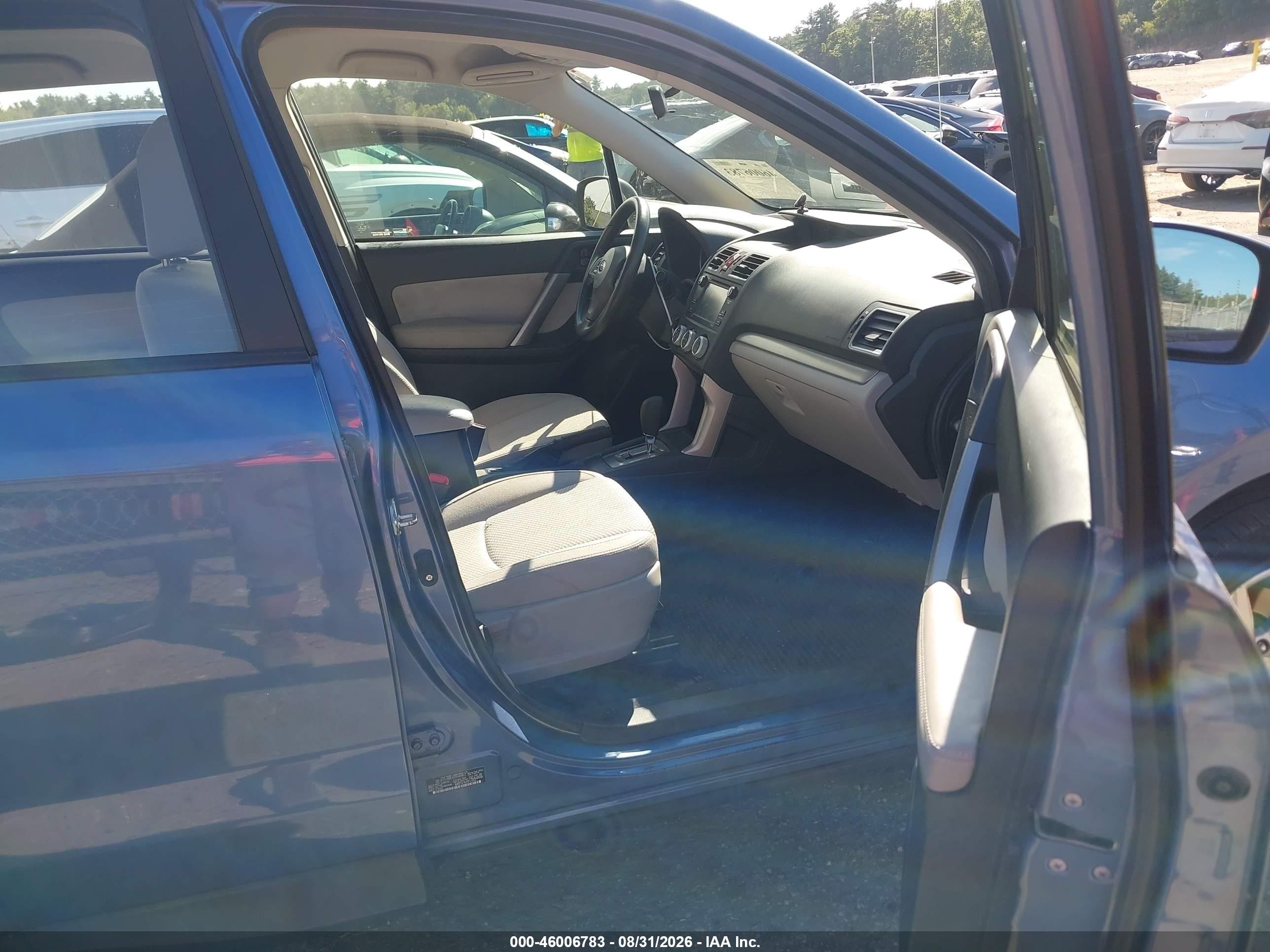 2016 Subaru Forester 2.5i Blue vin: JF2SJABC4GH549457