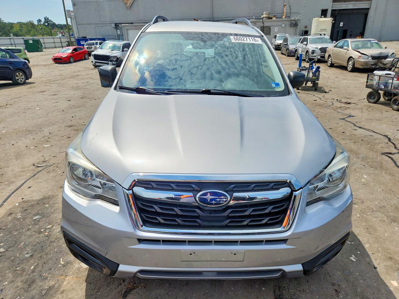 2018 Subaru Forester 2.5i Silver vin: JF2SJABC4JH400800