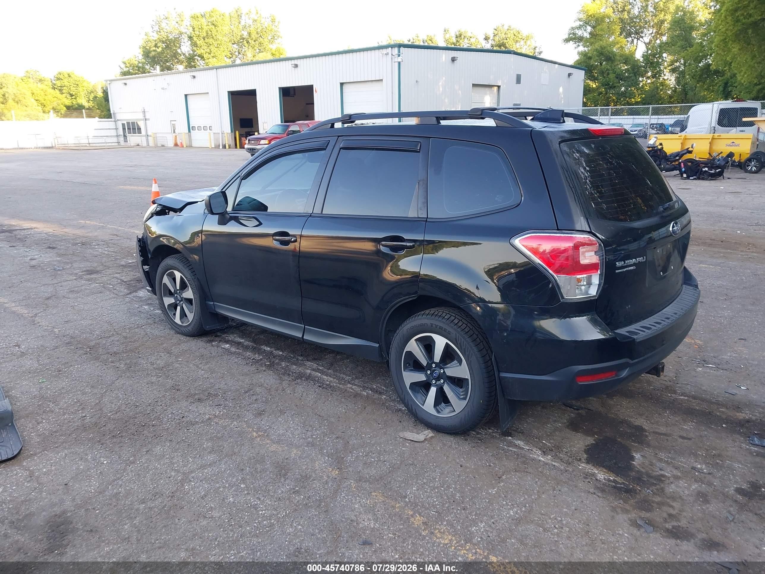 2018 Subaru Forester 2.5i Black vin: JF2SJABC4JH535887