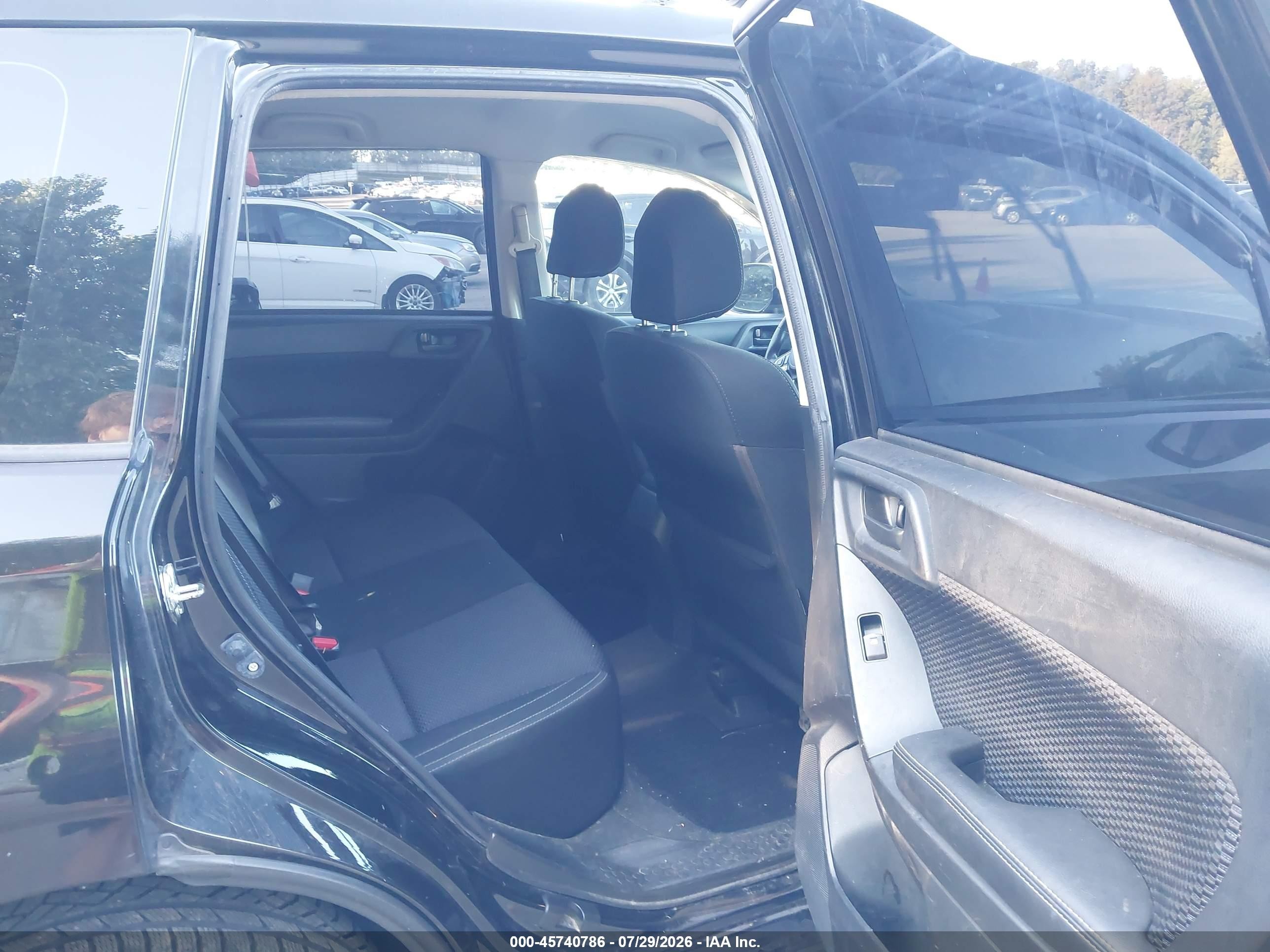 2018 Subaru Forester 2.5i Black vin: JF2SJABC4JH535887
