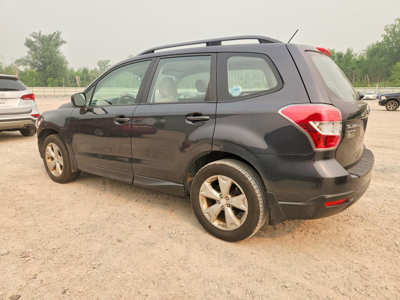2015 Subaru Forester 2.5i Black vin: JF2SJABC5FH414051