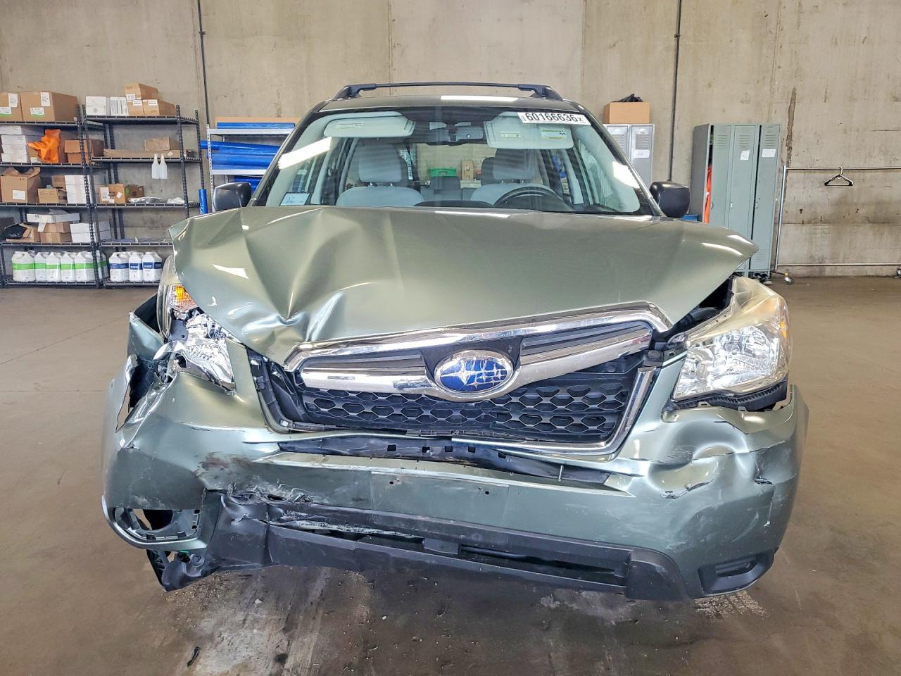 2015 Subaru Forester 2.5i Зеленый vin: JF2SJABC5FH596110