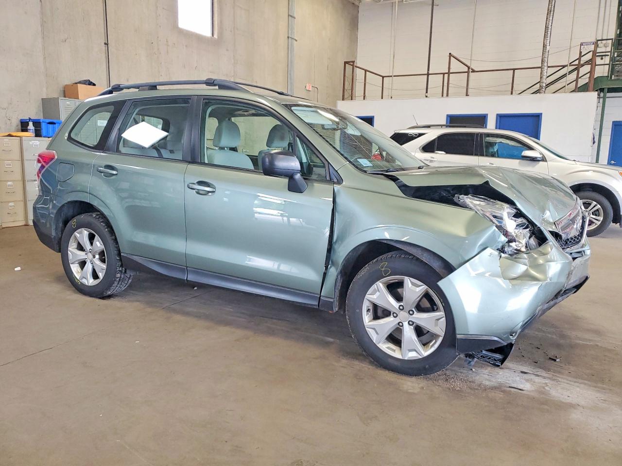2015 Subaru Forester 2.5i Зеленый vin: JF2SJABC5FH596110
