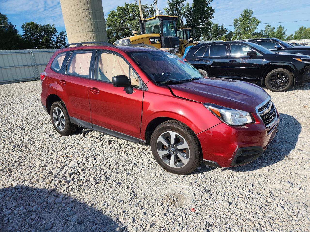2017 Subaru Forester 2.5i Red vin: JF2SJABC5HH457582