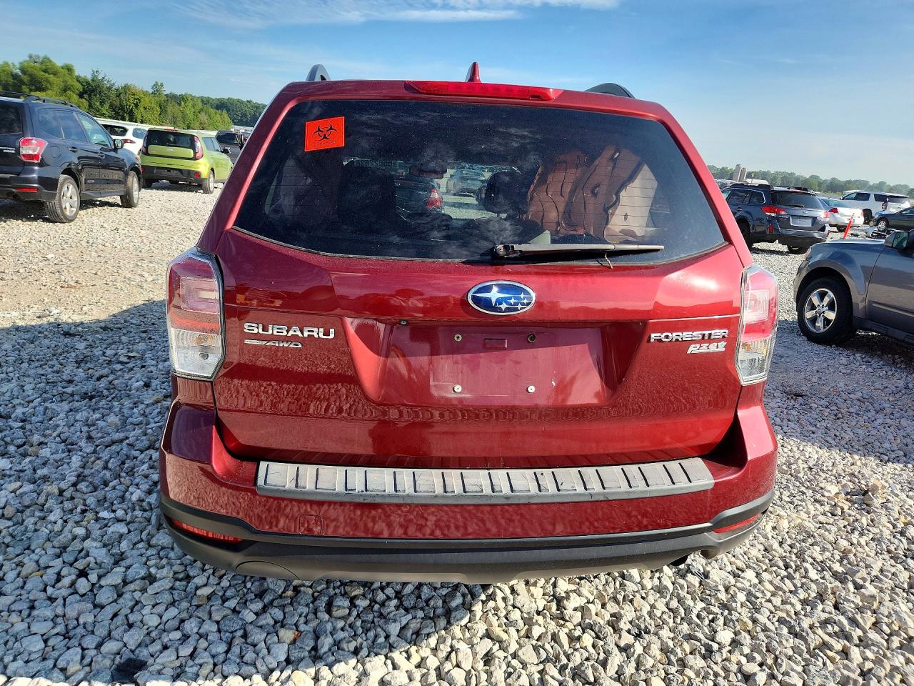 2017 Subaru Forester 2.5i Red vin: JF2SJABC5HH457582