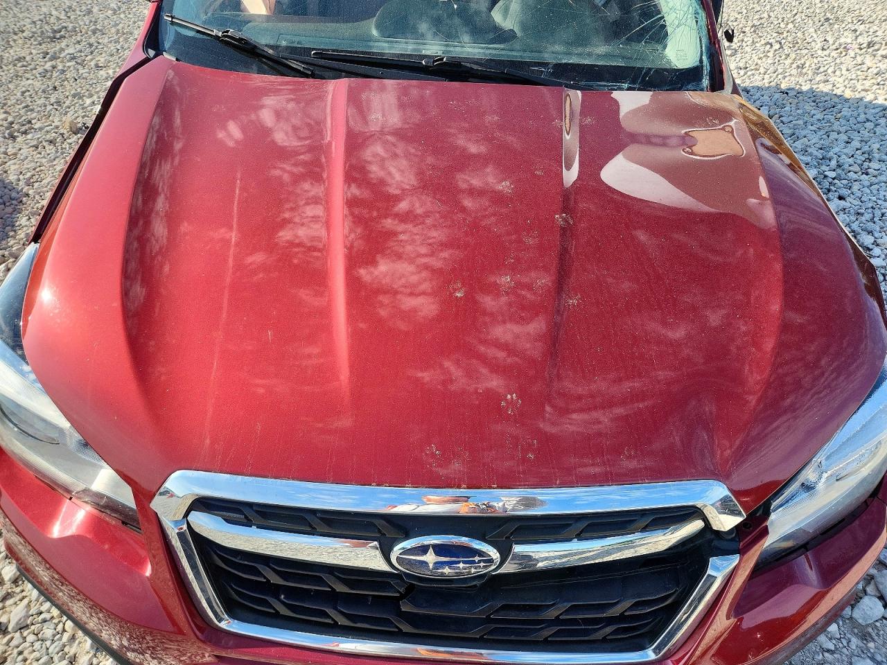 2017 Subaru Forester 2.5i Red vin: JF2SJABC5HH457582