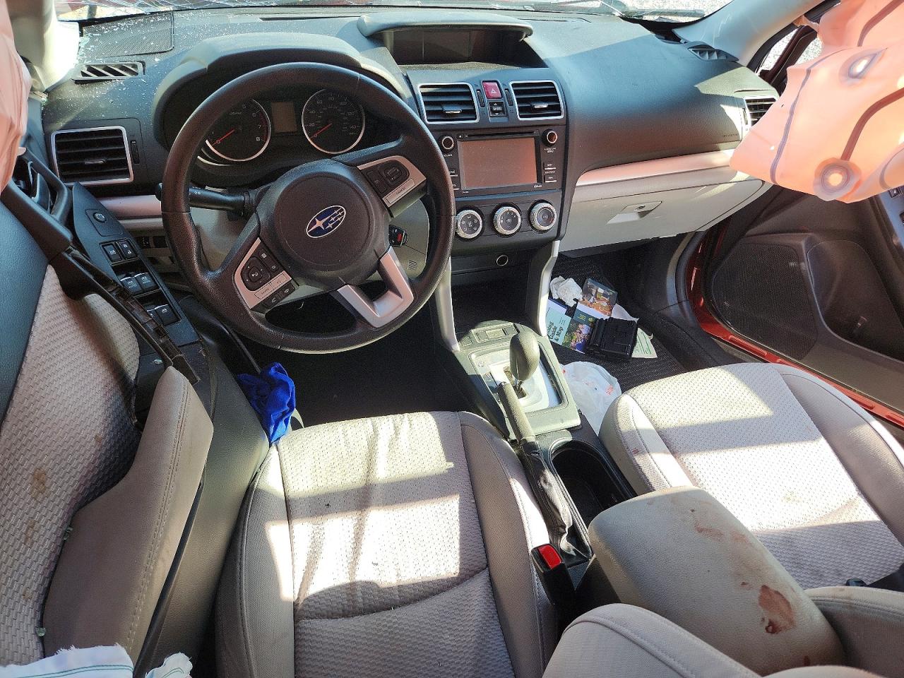 2017 Subaru Forester 2.5i Red vin: JF2SJABC5HH457582