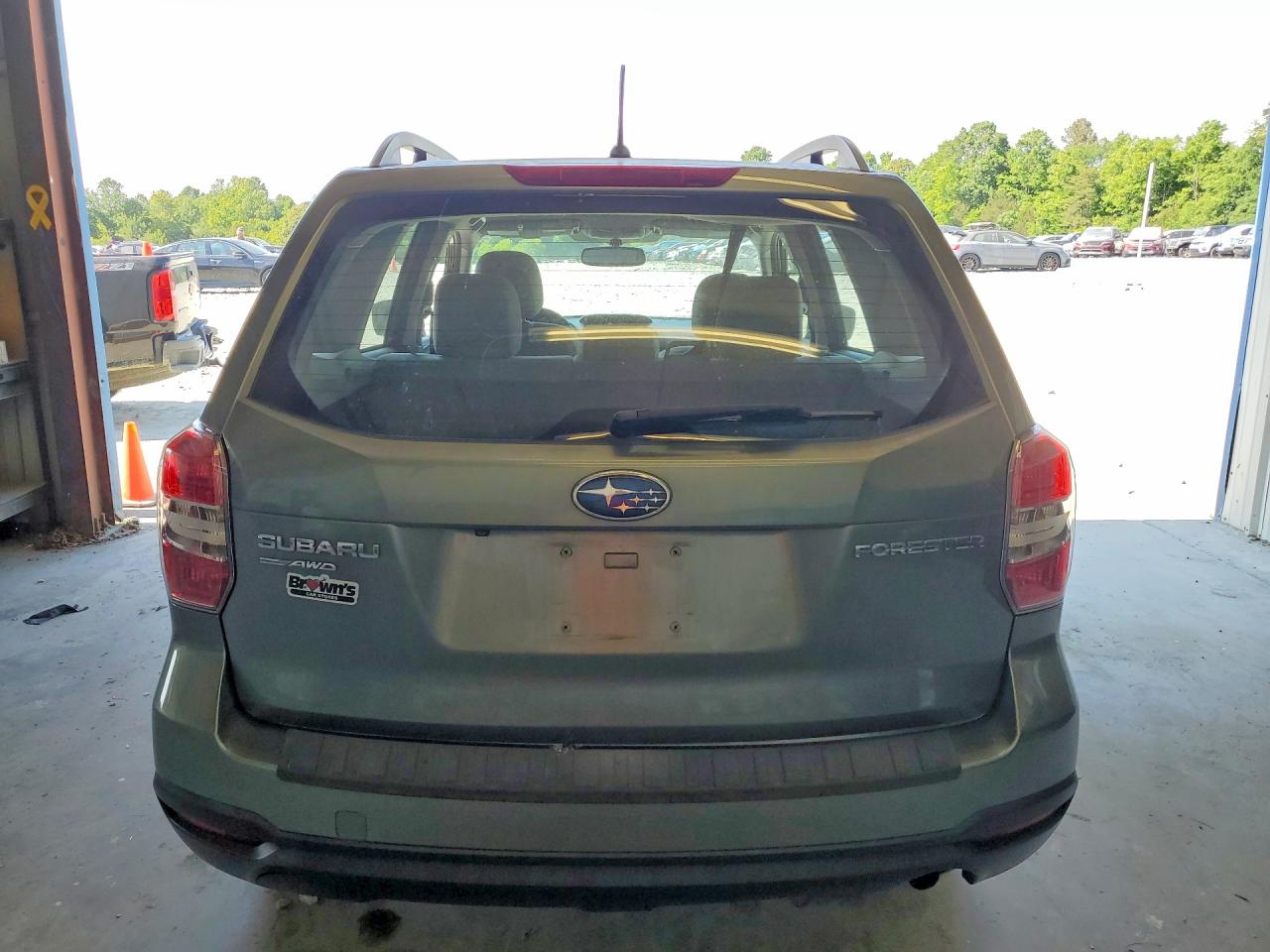 2015 Subaru Forester 2.5i Green vin: JF2SJABC6FH427293