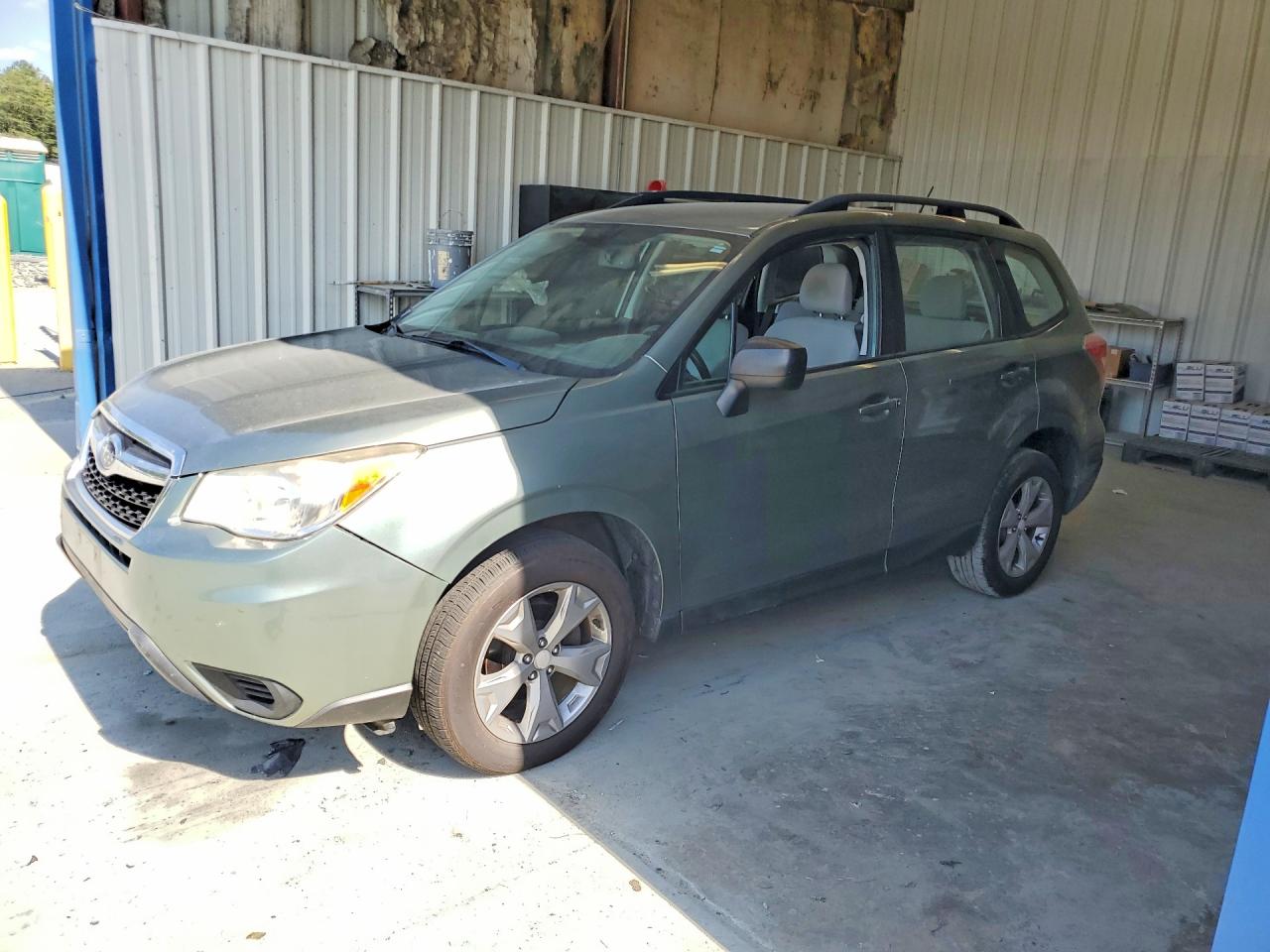 2015 Subaru Forester 2.5i Green vin: JF2SJABC6FH427293