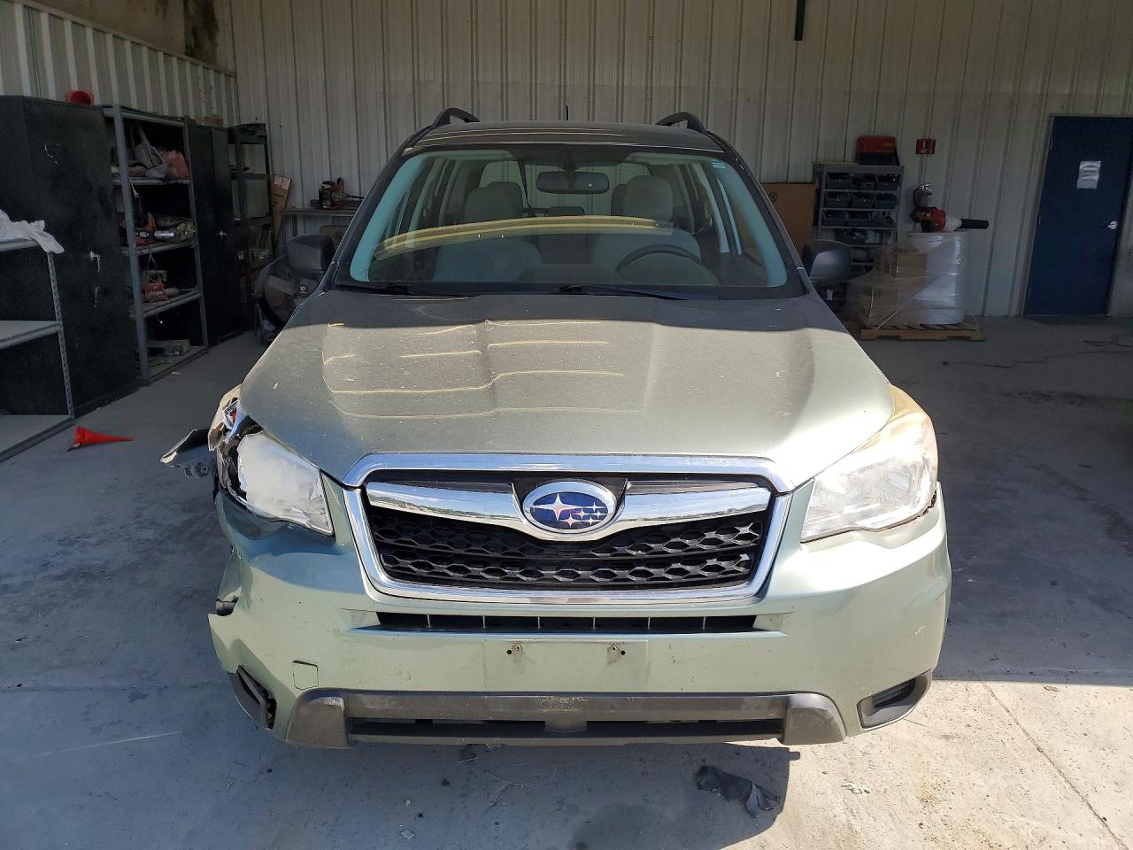 2015 Subaru Forester 2.5i Green vin: JF2SJABC6FH427293