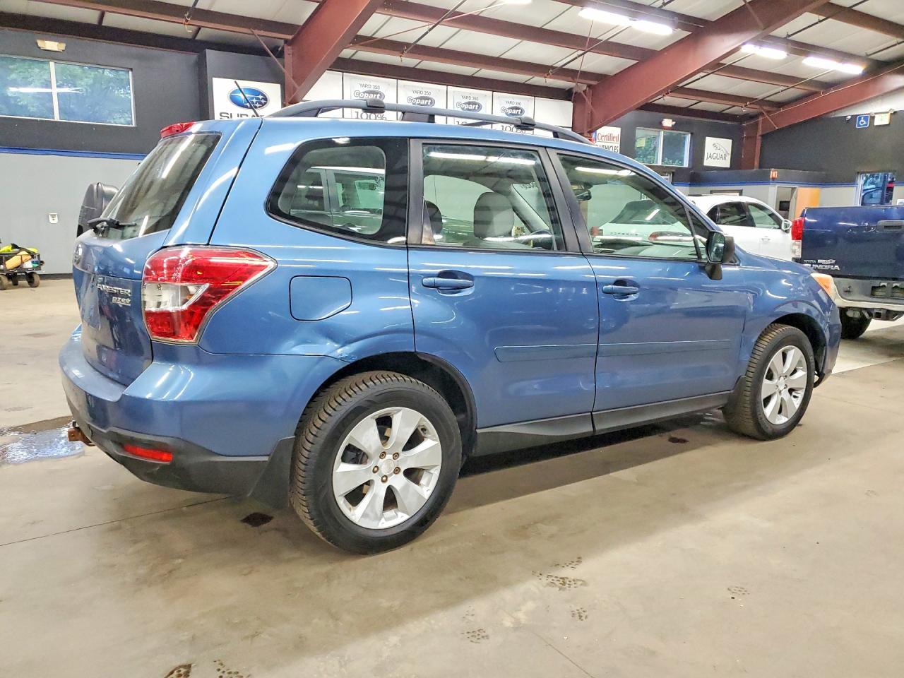 2015 Subaru Forester 2.5i Синий vin: JF2SJABC6FH496081