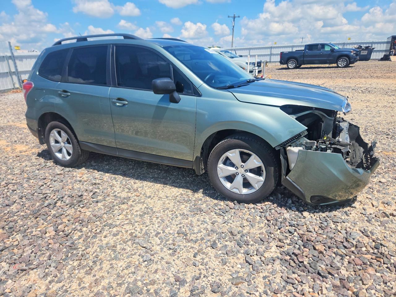 2015 Subaru Forester 2.5i Green vin: JF2SJABC6FH514997