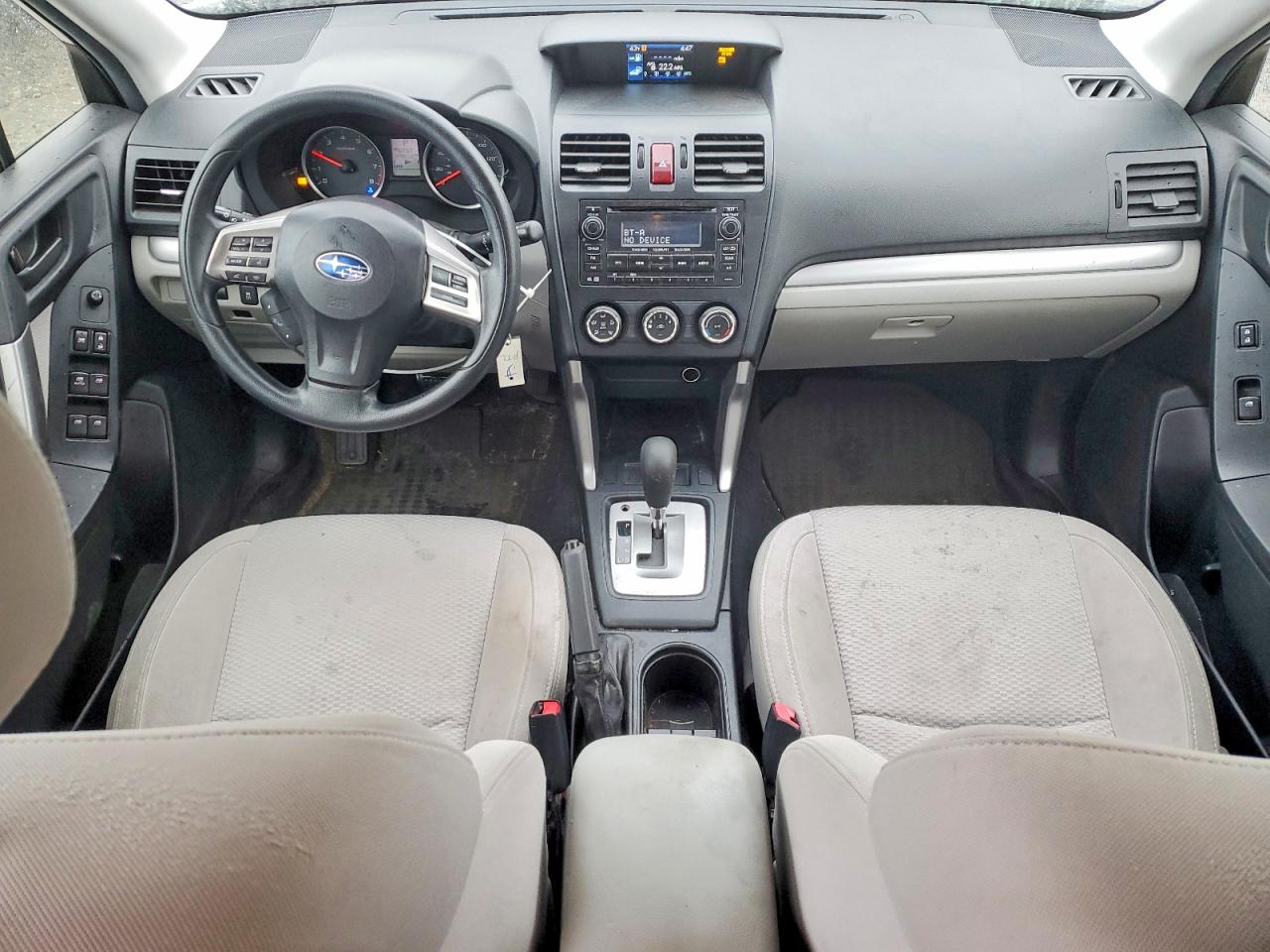 2015 Subaru Forester 2.5i White vin: JF2SJABC6FH542055