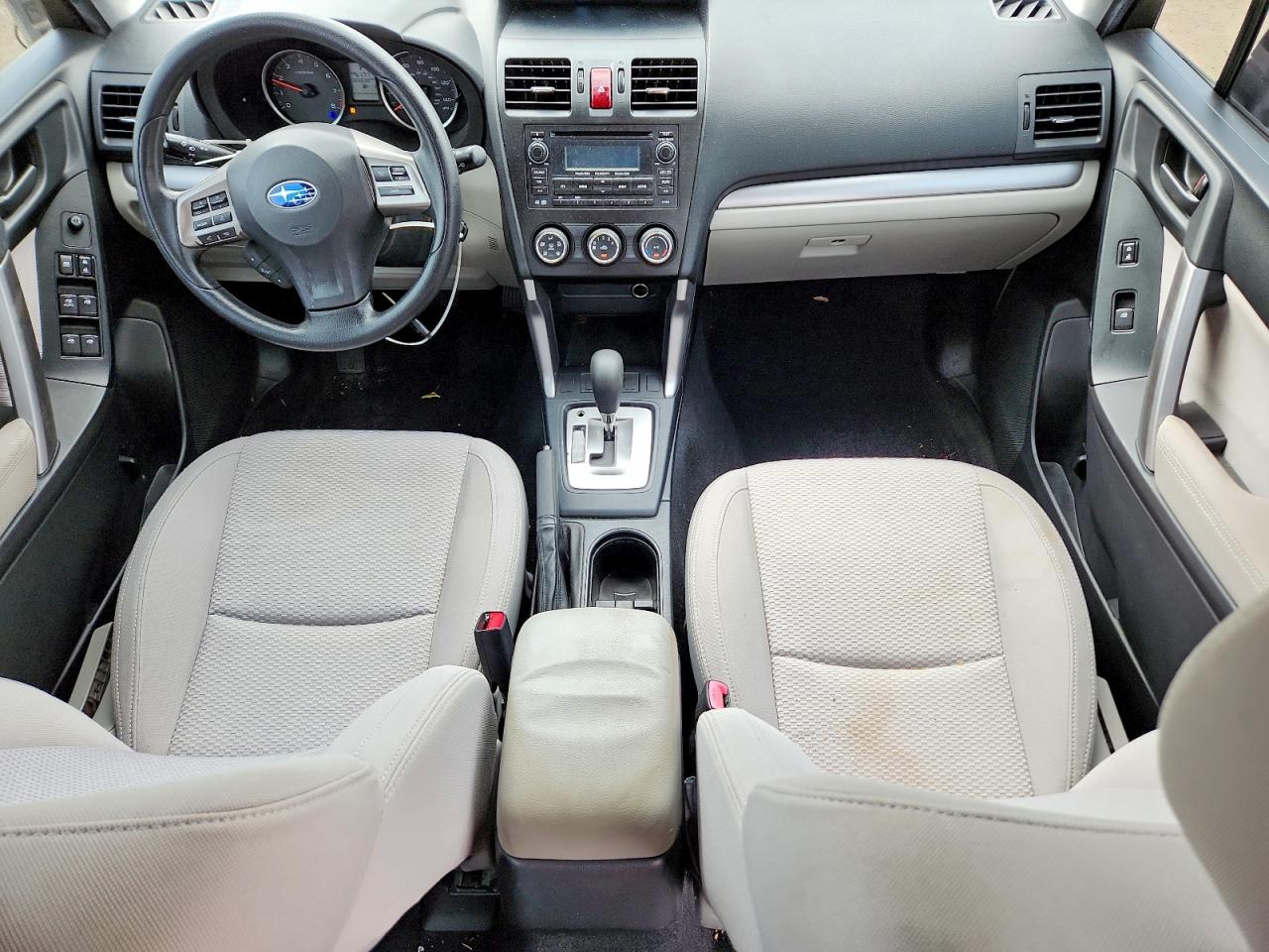 2015 Subaru Forester 2.5i Белый vin: JF2SJABC6FH582328