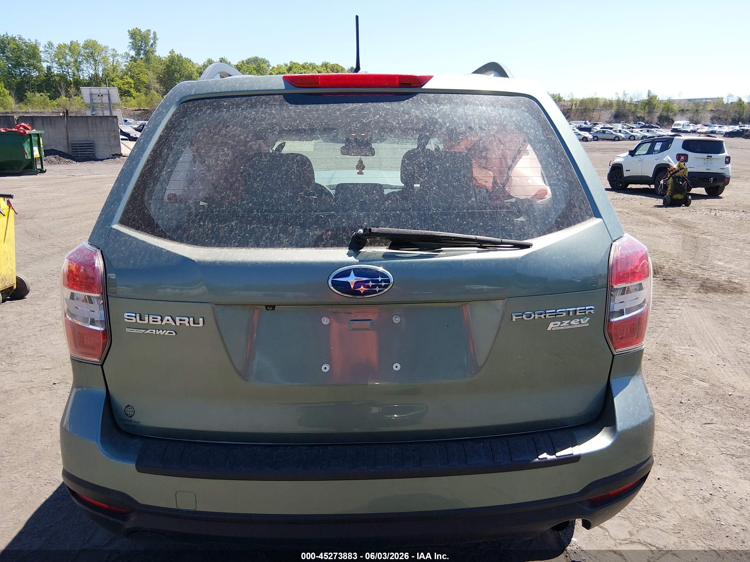 2015 Subaru Forester 2.5i Green vin: JF2SJABC6FH817312